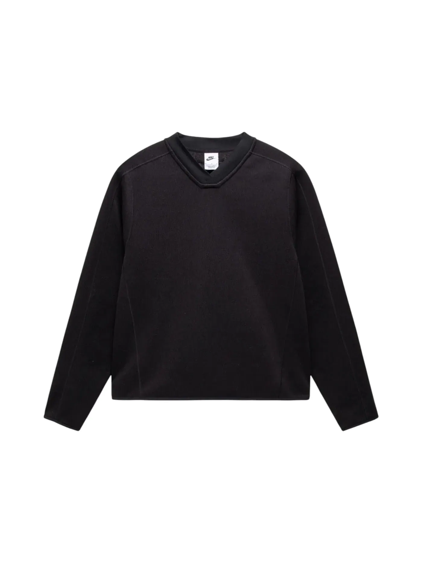 Мужской свитшот на флисе с длинным рукавом Thermal Stussy — изображение 1 из 2, черный