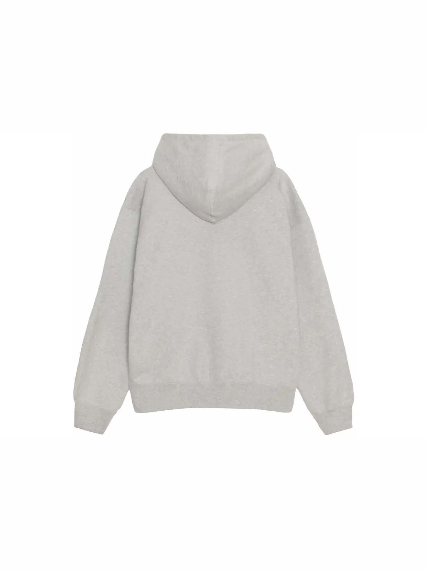 Мужское худи на молнии с принтом Hoodie (Asia Sizing FW23) Stussy — изображение 2 из 2, серый