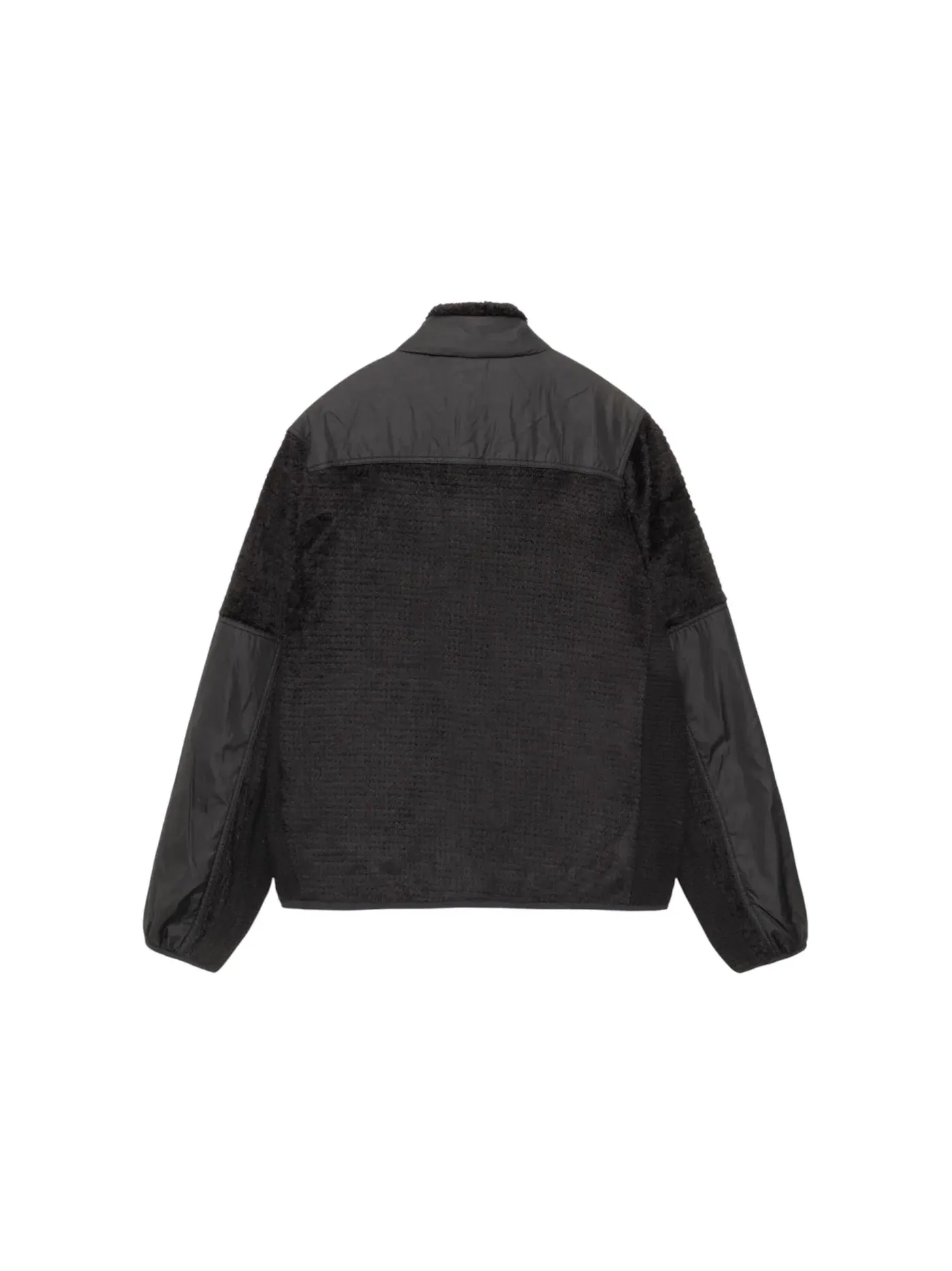 Мужская куртка из флиса с принтом Fleece Stussy — изображение 2 из 2, черный
