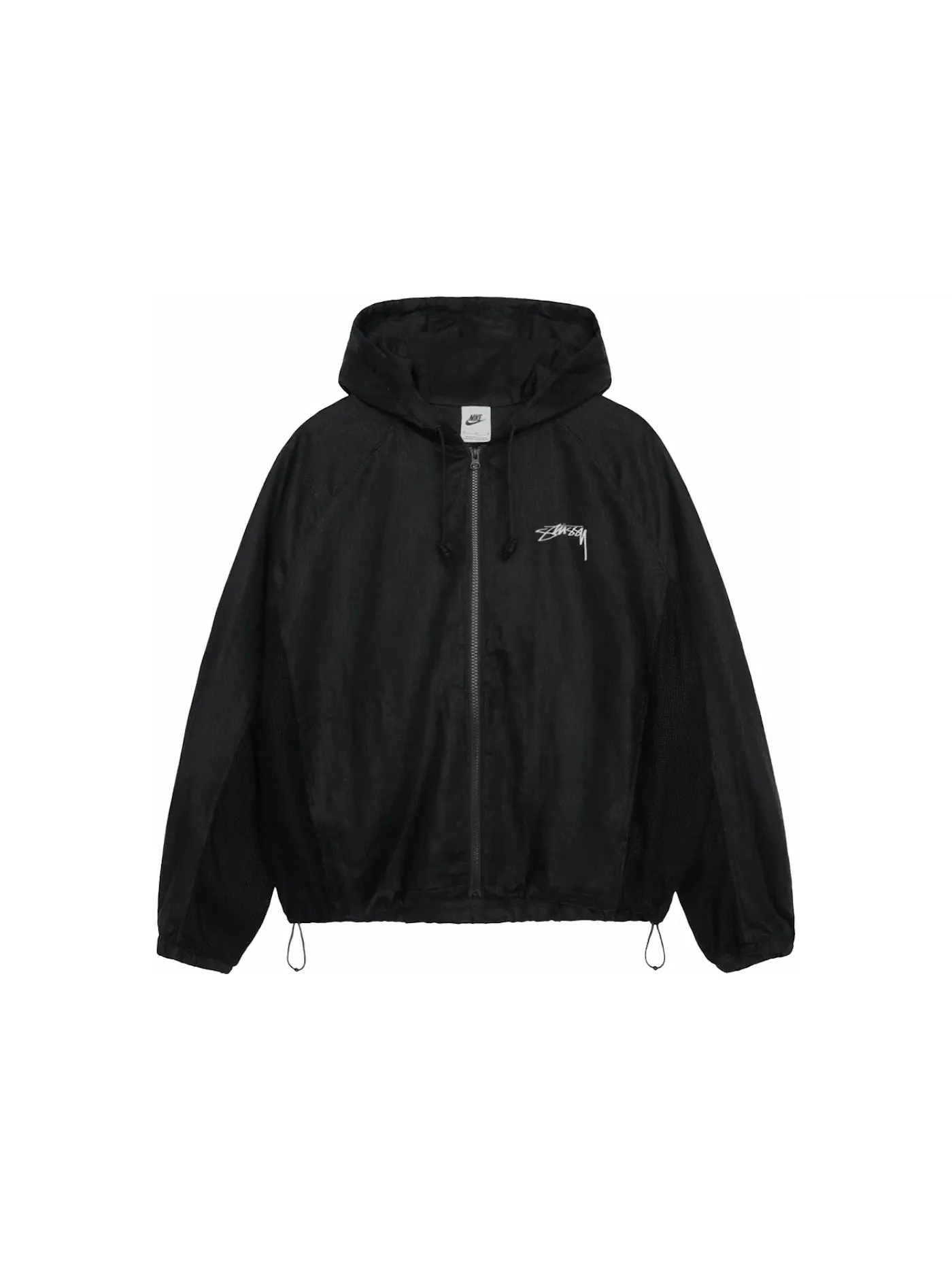 Мужская куртка-ветровка Stussy x Nike Linen Shell Jacket (Asia Sizing) Stussy — изображение 1 из 2, черный