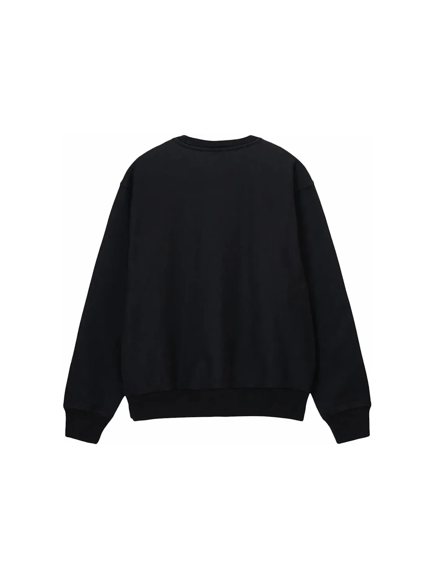 Мужской свитшот пигментного крашения Stussy x Our Legacy Ol Collegiate Crewneck — изображение 2 из 2, черный