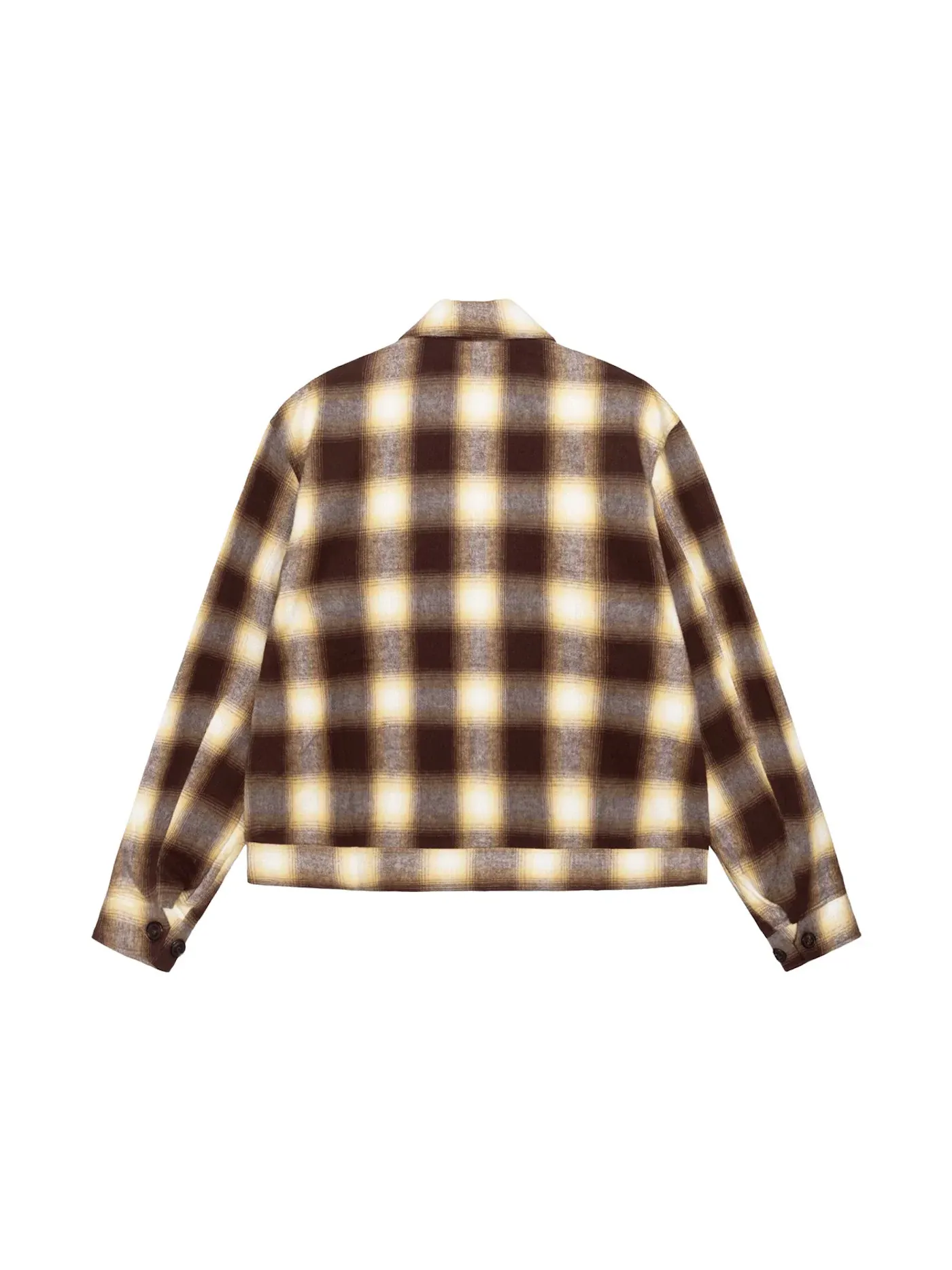 Мужская куртка-блузон с принтом Stussy x Our Legacy Work Shop, Nebraska Flannel Plaid — изображение 2 из 2