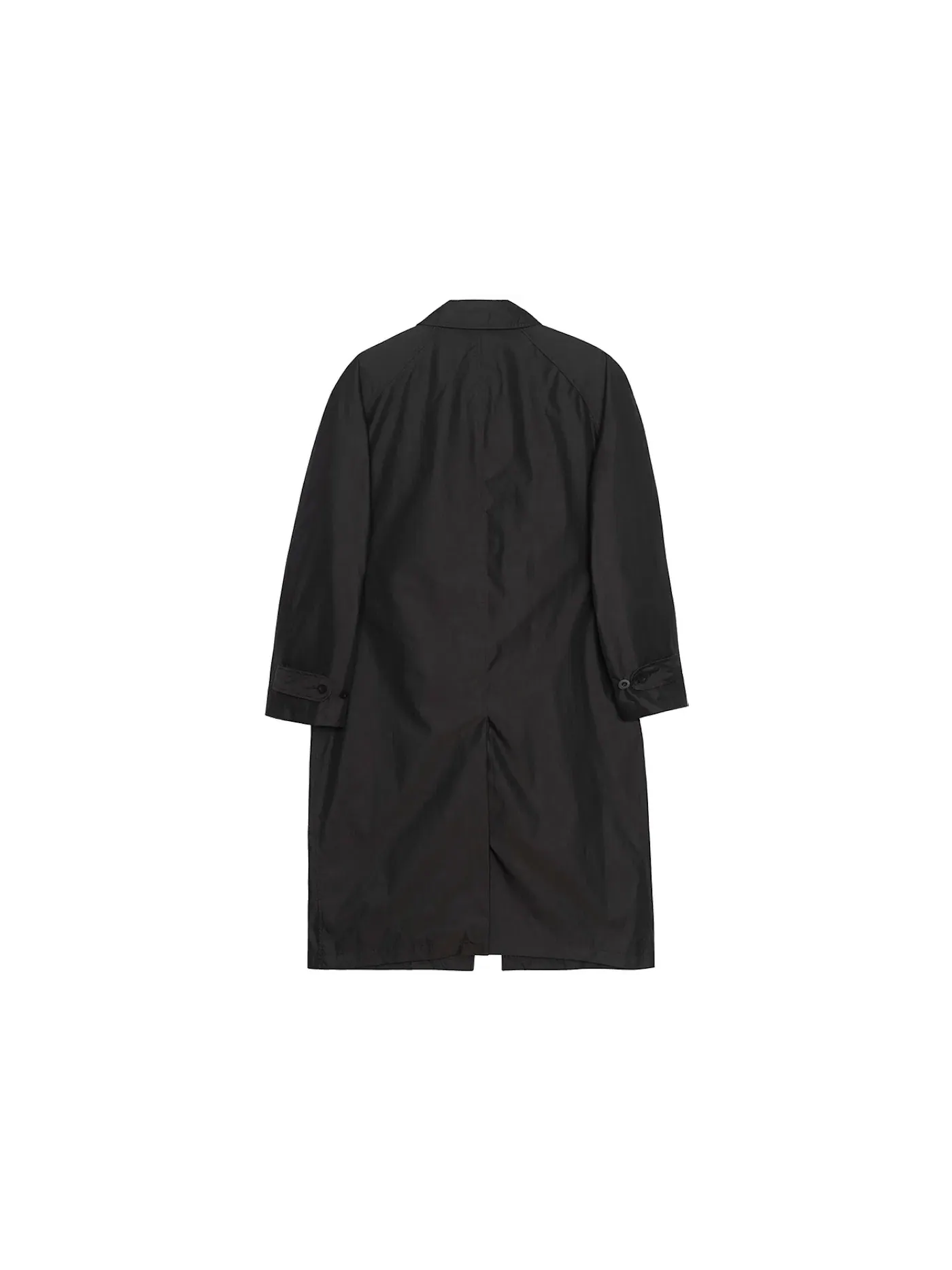 Мужское пальто-реглан с воротником Stussy x Our Legacy Work Shop Raglan Car Coat Soot Black Solaro — изображение 2 из 2