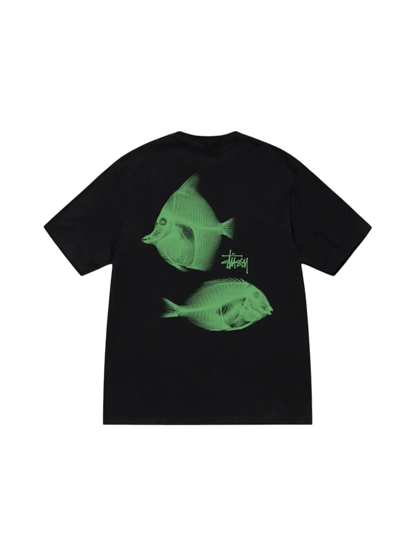 Мужская футболка с принтом Stussy Tee — изображение 1 из 2, черный