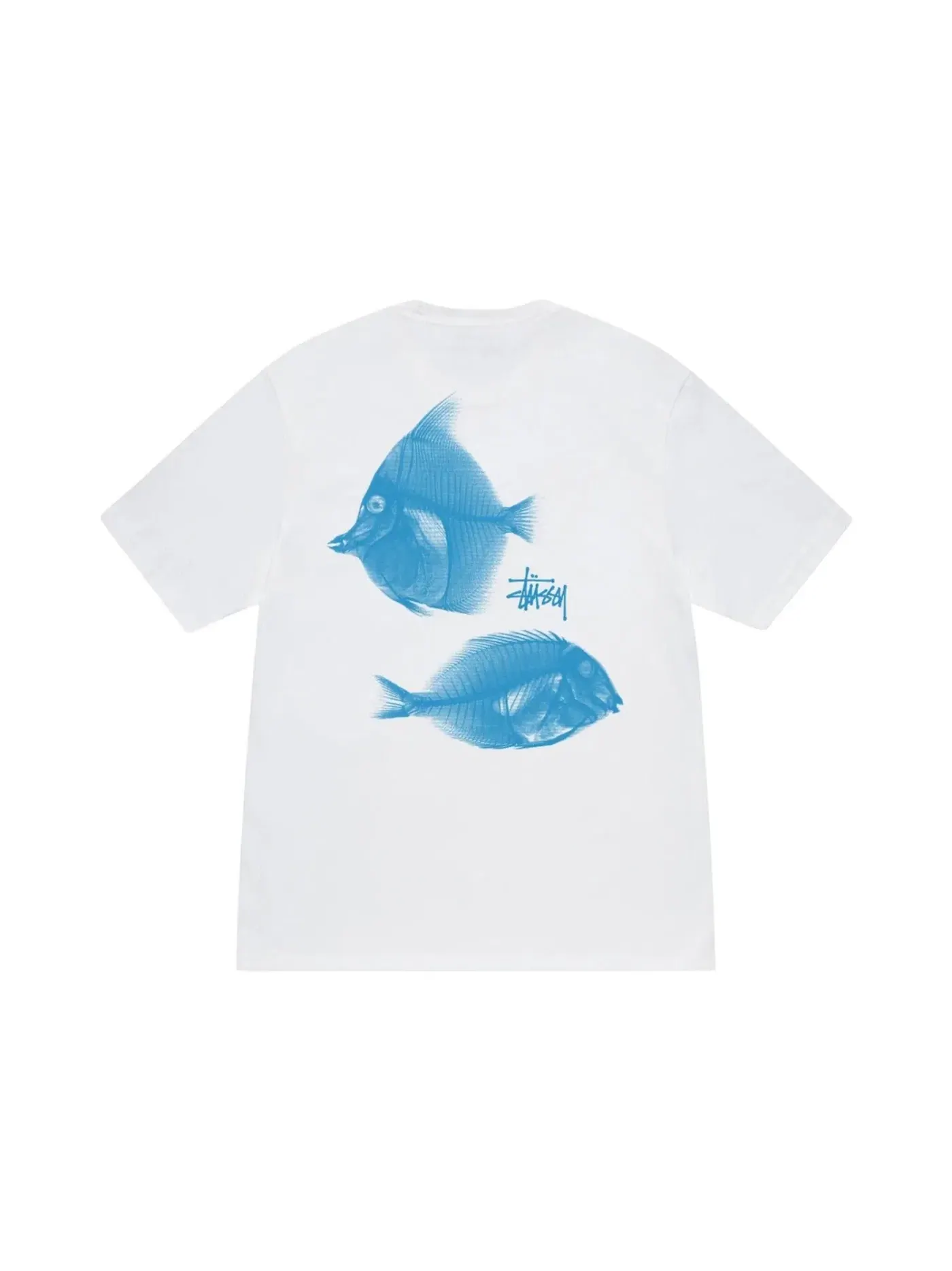 Мужская футболка с принтом Stussy Tee — изображение 1 из 2, белый