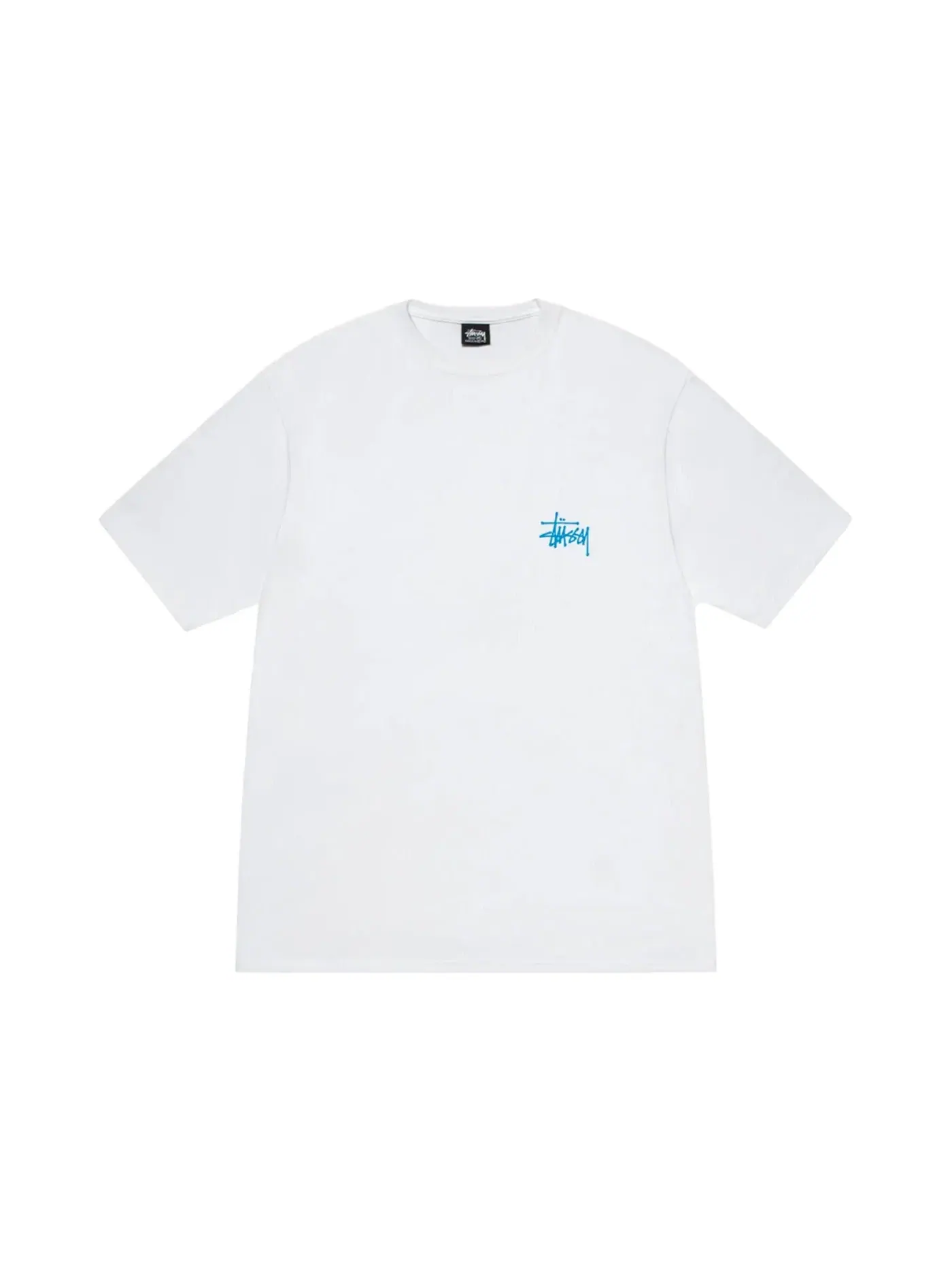 Мужская футболка с принтом Stussy Tee — изображение 2 из 2, белый