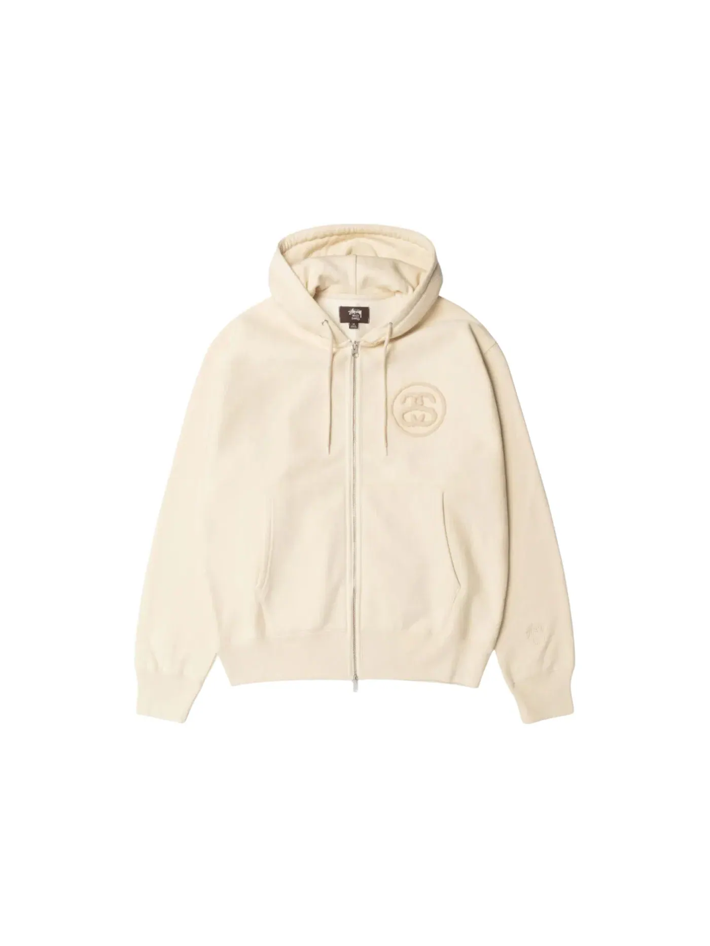 Мужское худи из флиса Stussy x Wales Bonner Hoodie — изображение 1 из 2, белый