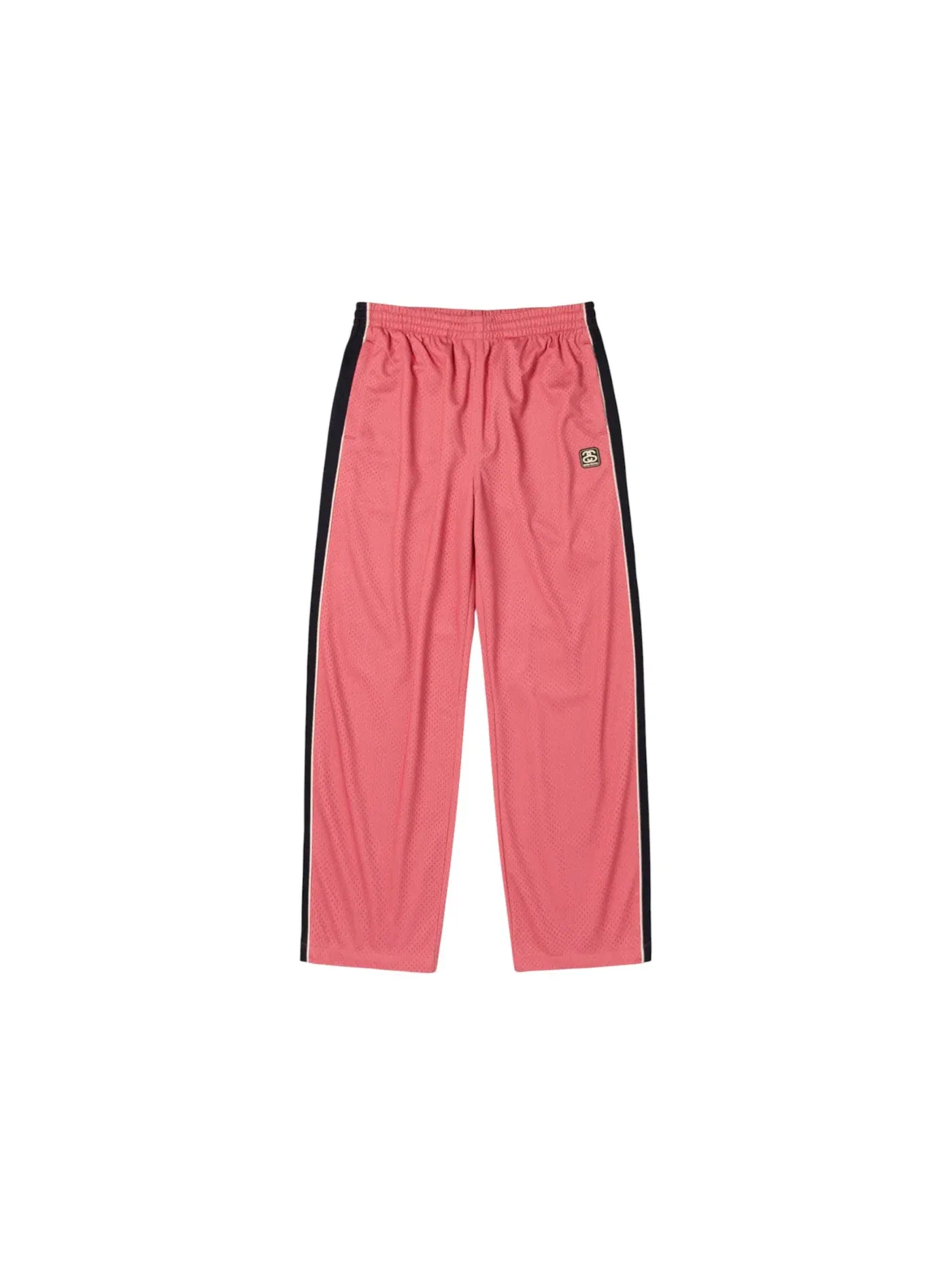 Мужские спортивные штаны из сетки Stussy x Wales Bonner — изображение 1 из 2, розовый