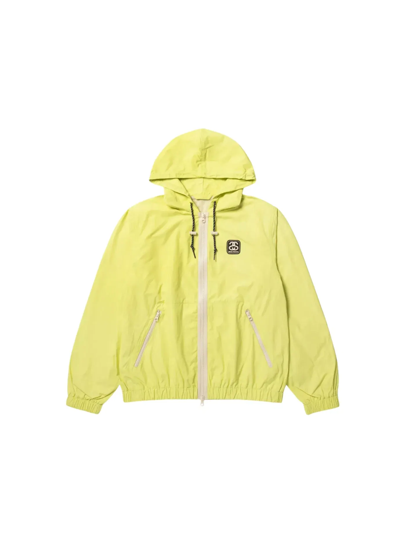 Мужская куртка-ветровка с принтом Windbreaker Stussy — изображение 1 из 2, лаймовый