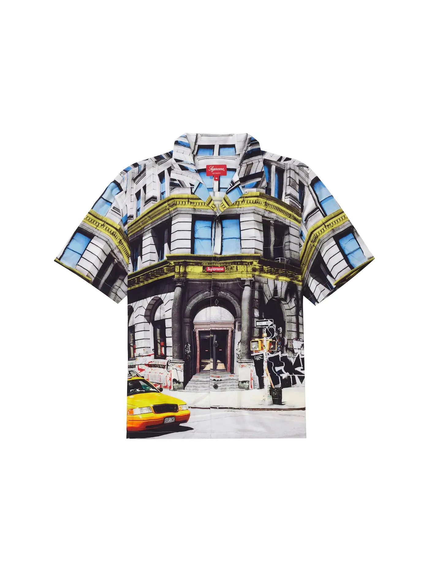 Мужская рубашка с коротким рукавом Supreme 190 Bowery Rayon — изображение 1 из 1, мульти