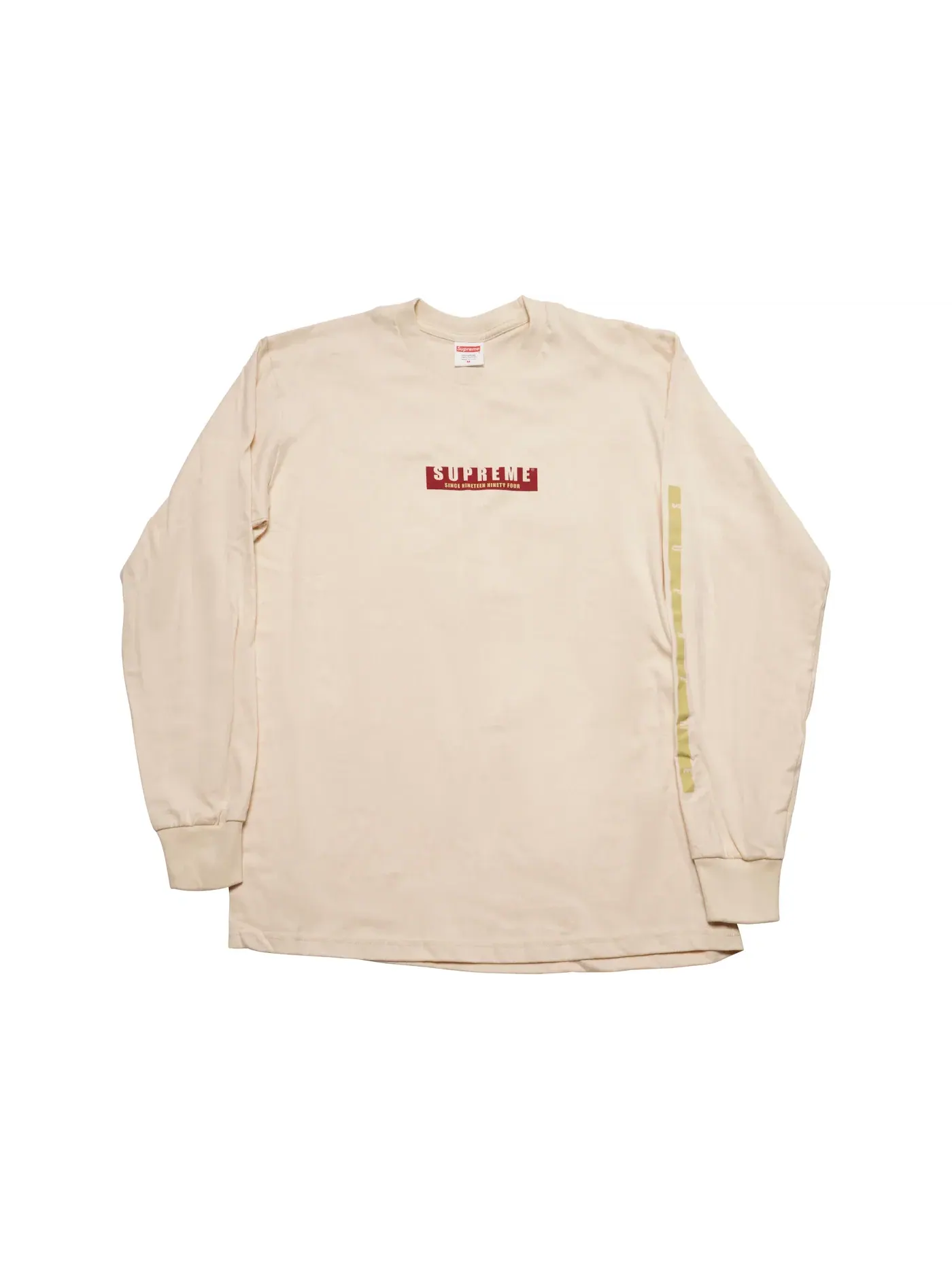 Мужская футболка с длинным рукавом Supreme 1994 LS Tee Natural — изображение 1 из 1, прозрачный