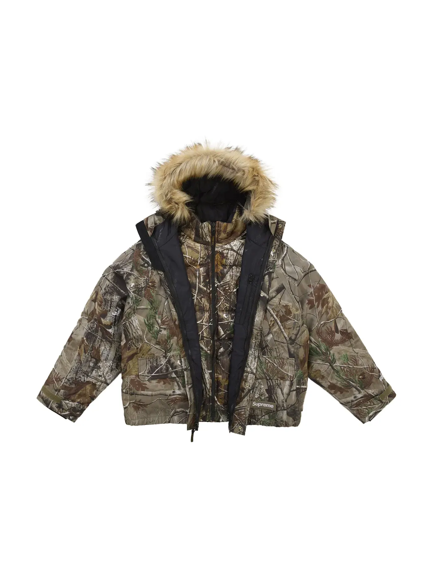 Мужская куртка-парка с камуфляжем Supreme, Realtree AP Camo — изображение 3 из 5