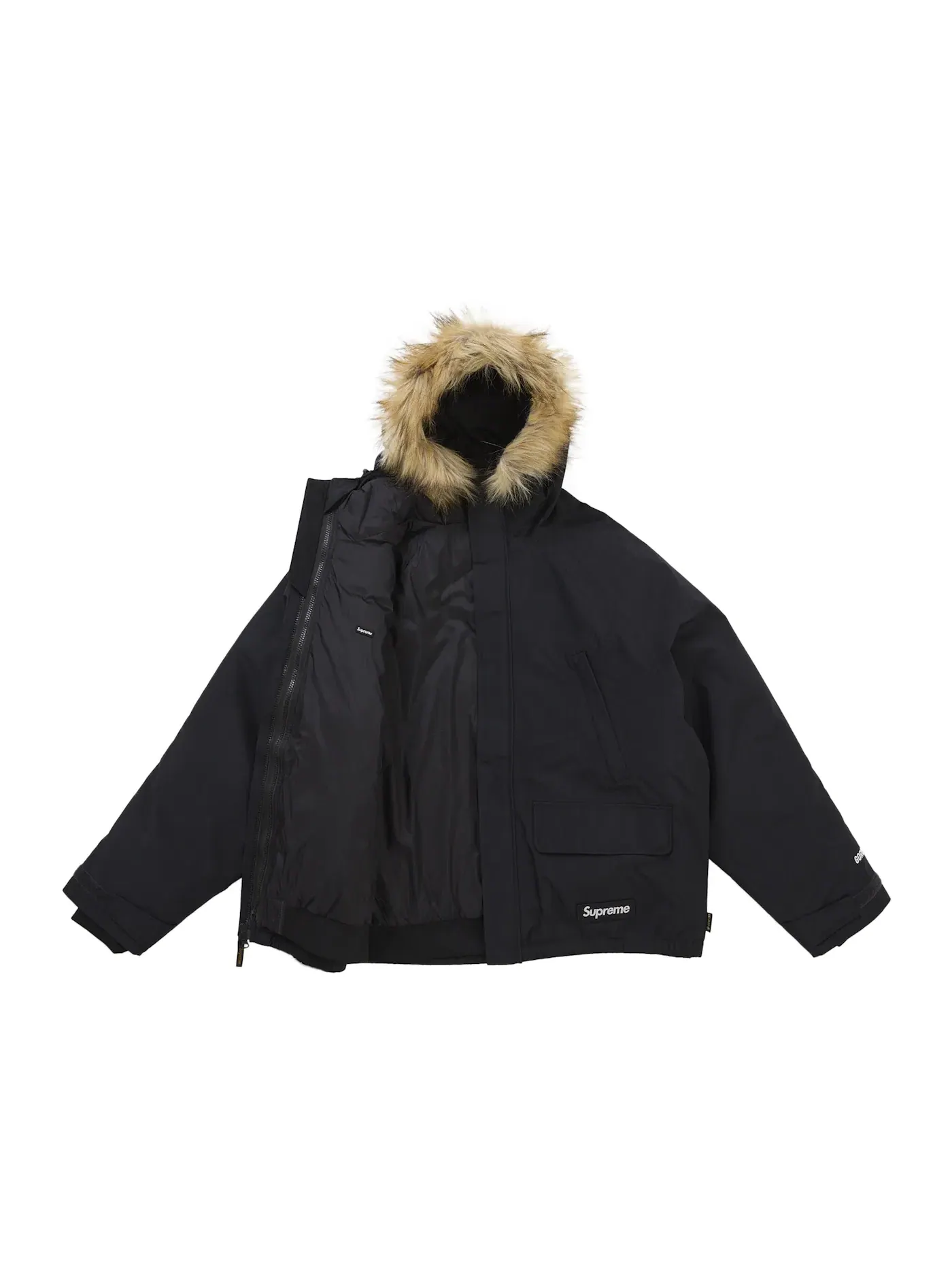 Мужская куртка с защитой от непогоды Supreme 2-in-1 GORE-TEX Parka — изображение 2 из 4, черный