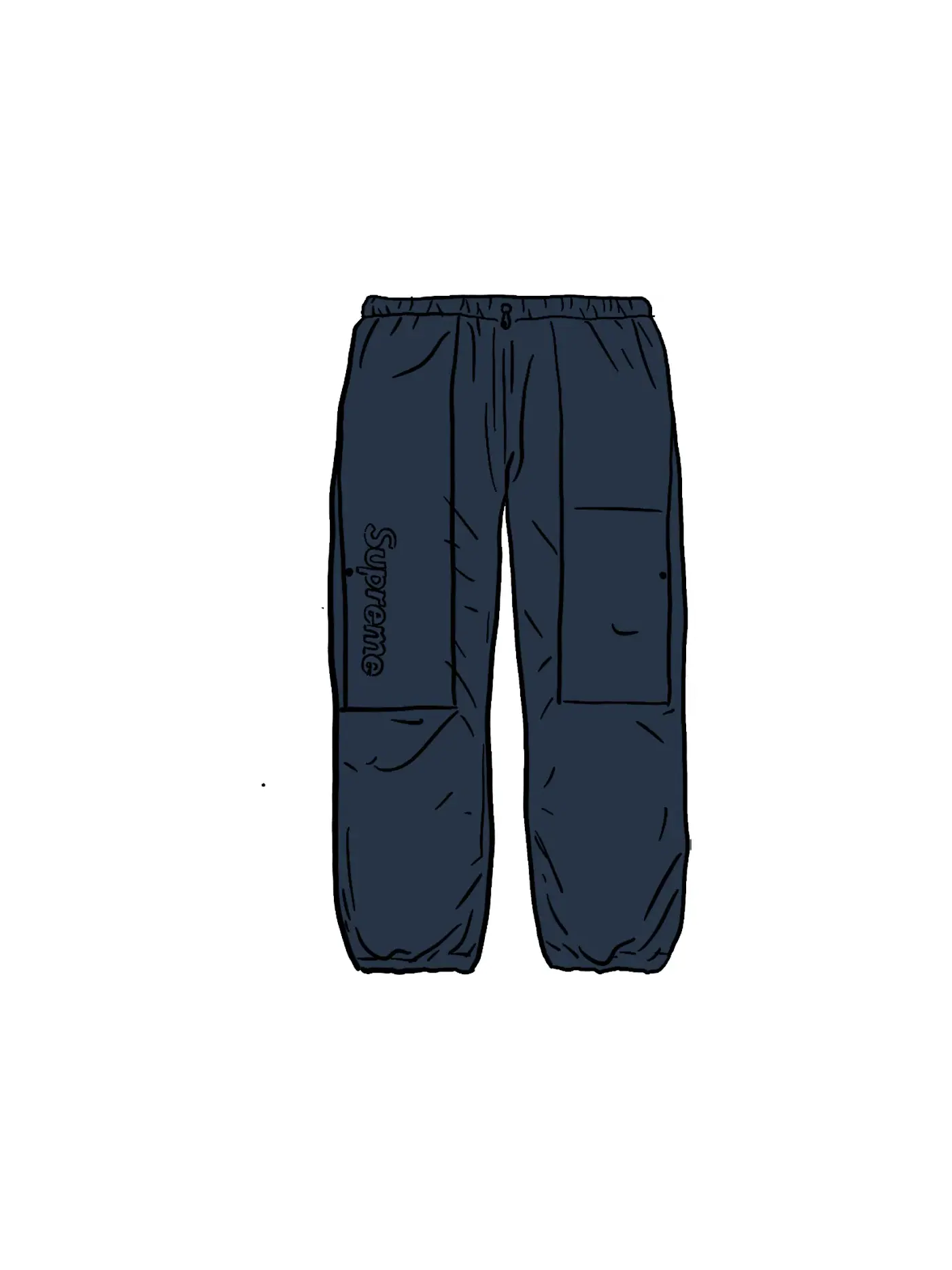 Мужские брюки Supreme Pant Navy — 1