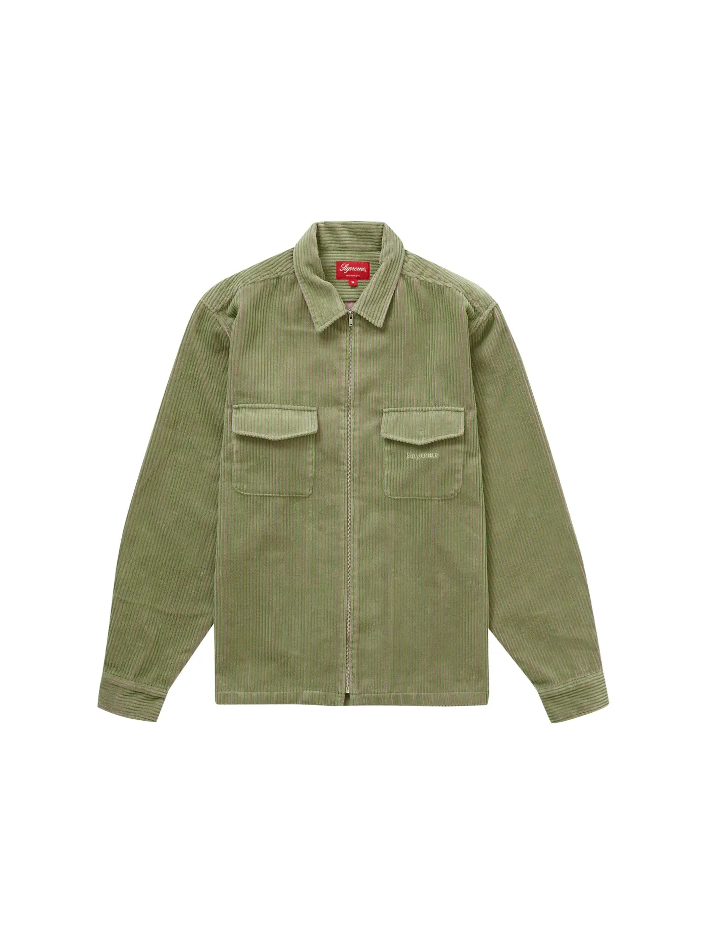 Мужская рубашка из вельвета двухцветная Supreme Shirt — изображение 1 из 1, зеленый