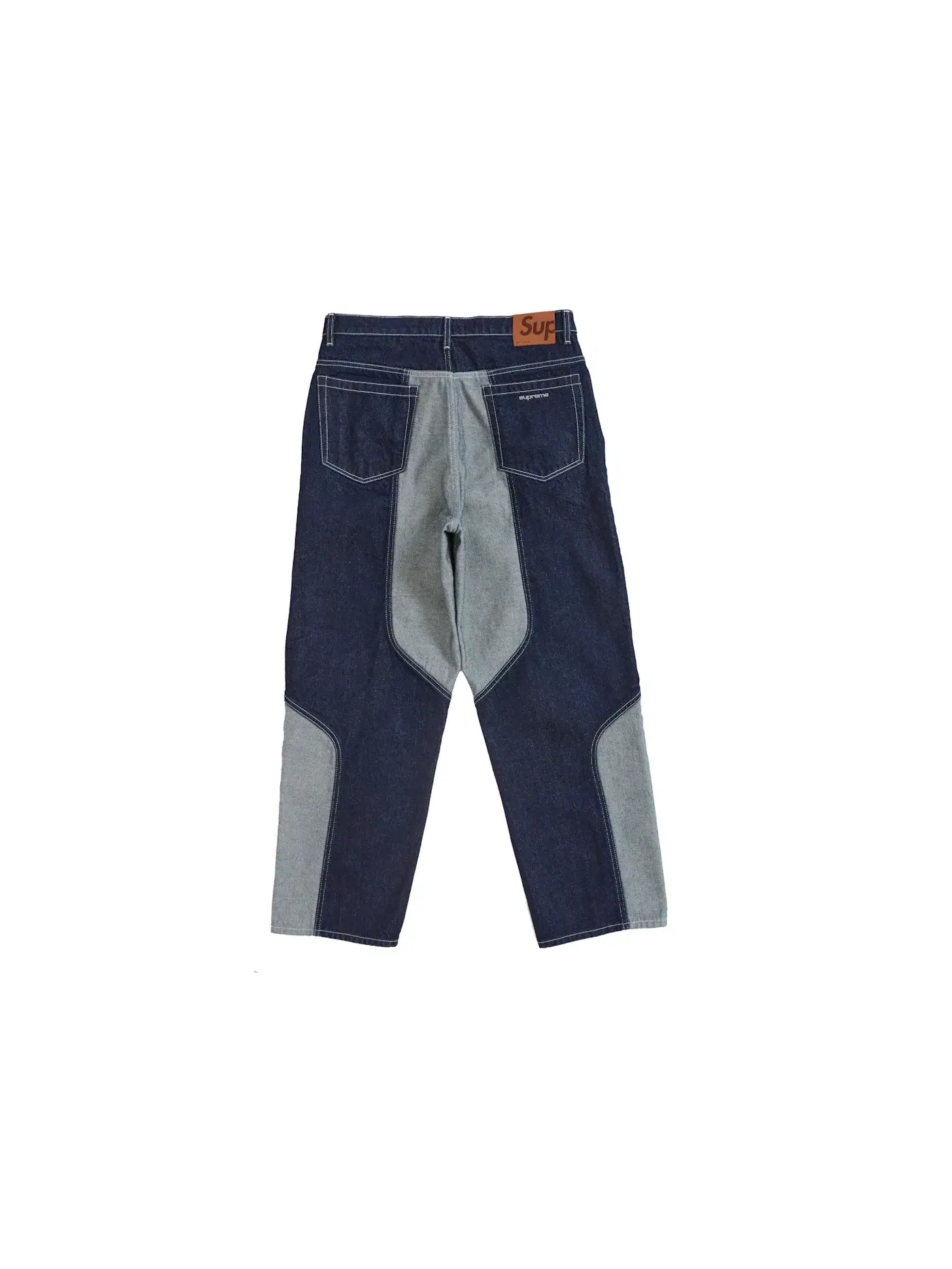 Мужские джинсы с контрастными вставками Supreme Jean — изображение 2 из 2, синий