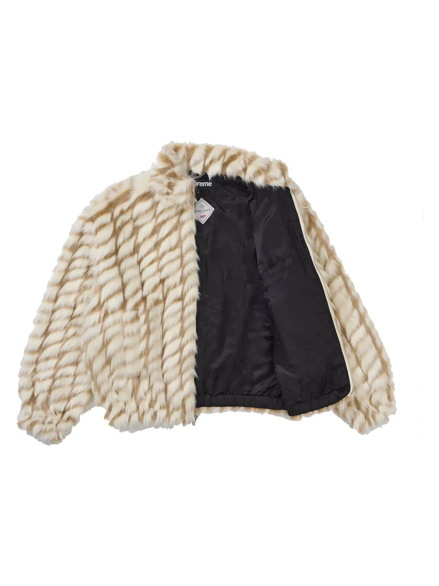Мужская куртка с ветрозащитой и искусственным мехом Supreme Jacket — изображение 2 из 3, бежевый