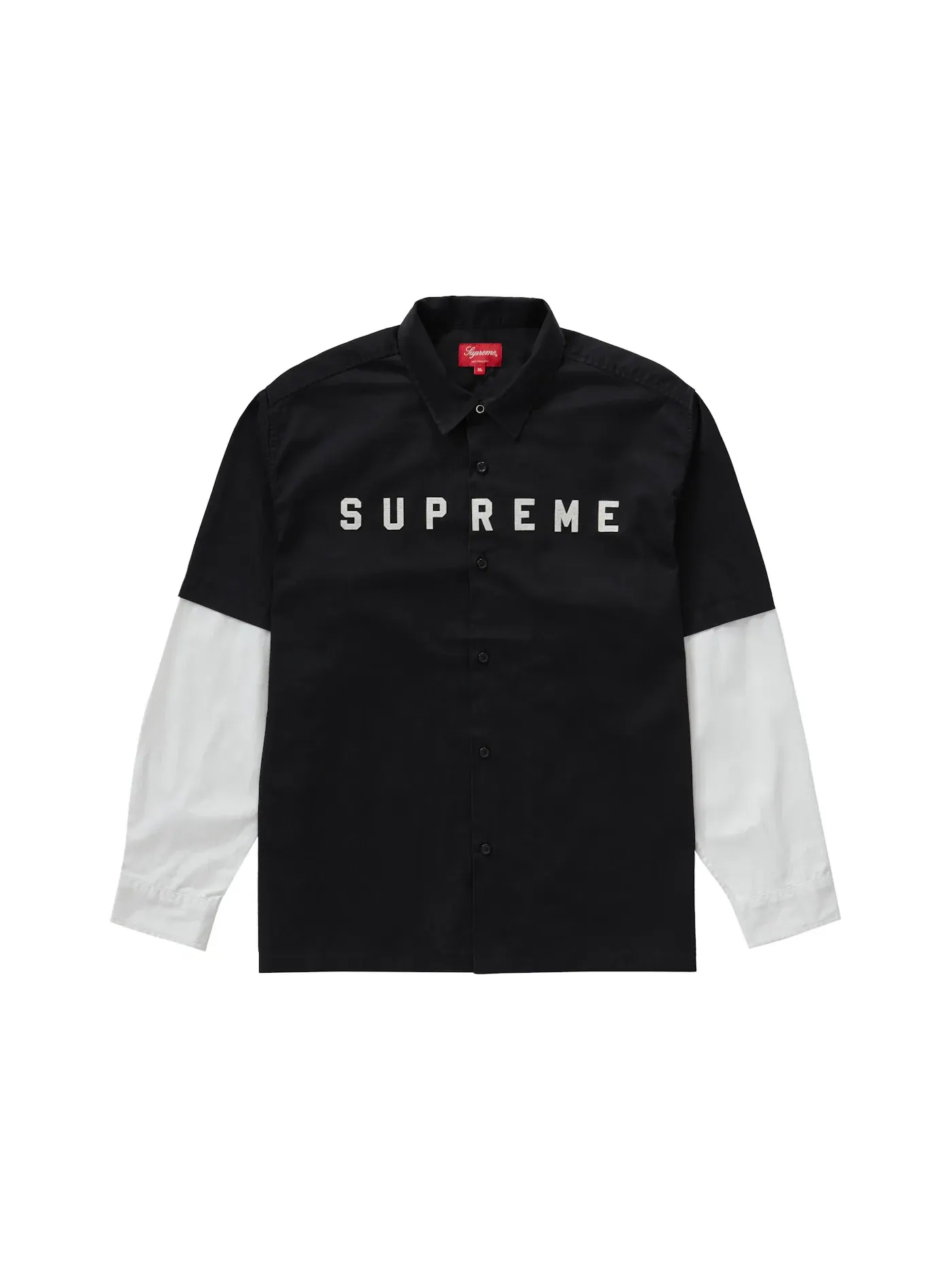 Мужская рубашка с длинным рукавом Work Shirt Supreme — изображение 1 из 1, черный