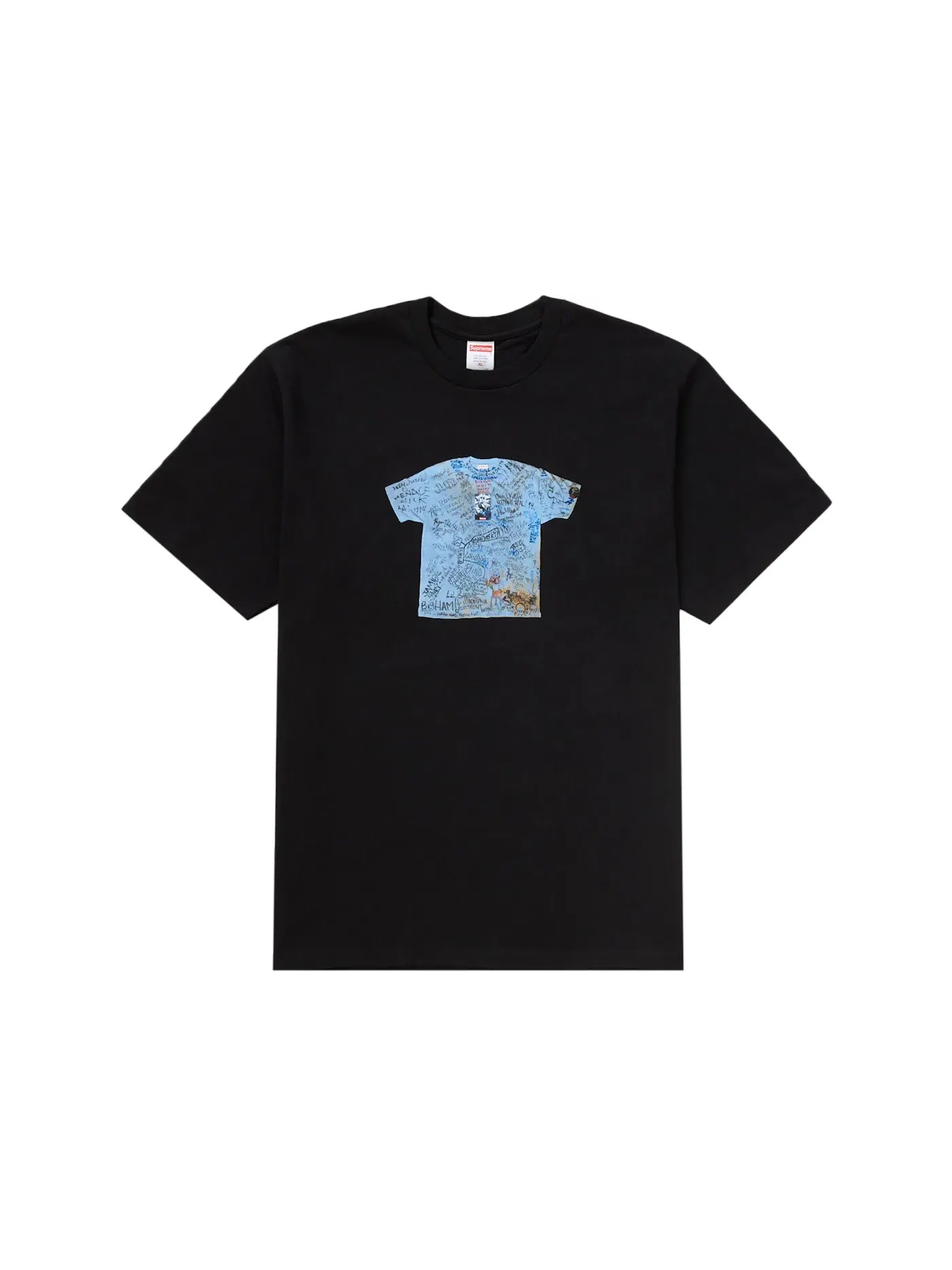 Мужская футболка Supreme 30th Anniversary First Tee — изображение 1 из 3, черный