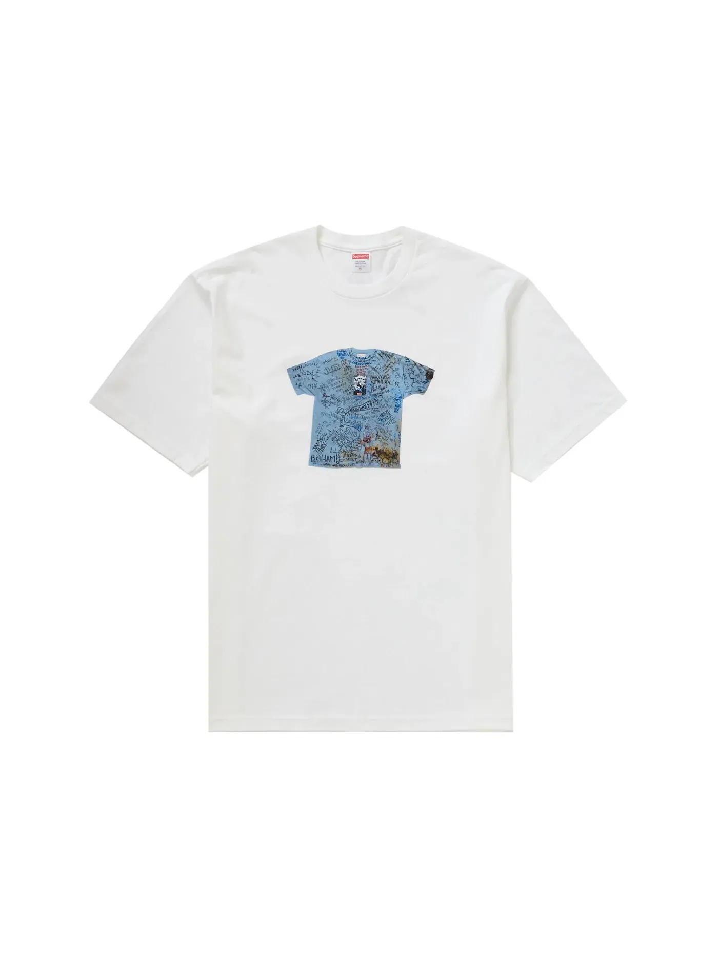 Мужская футболка Supreme 30th Anniversary First Tee — изображение 1 из 2, белый