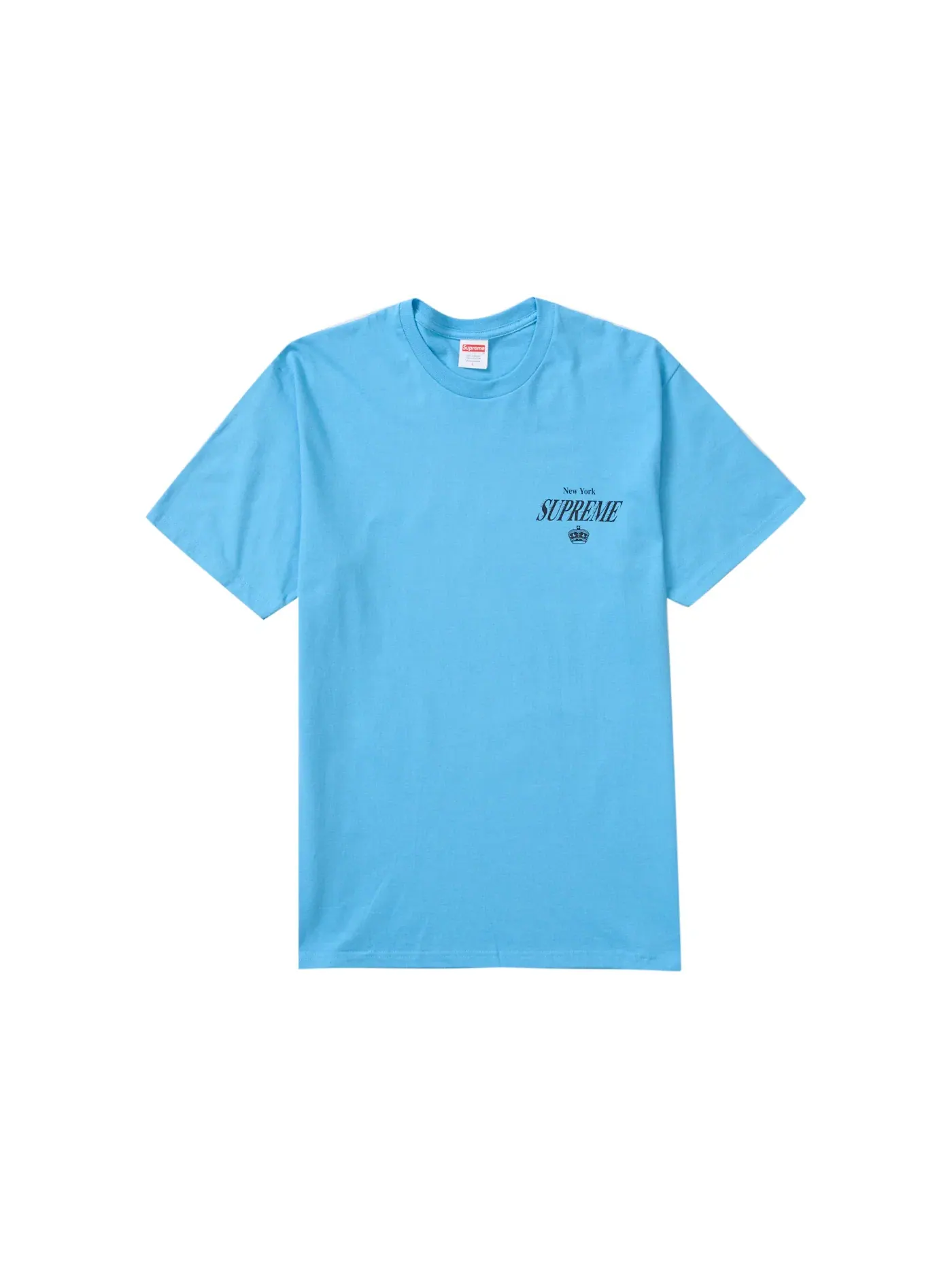 Мужская футболка с принтом Supreme 4 Life Tee Supreme — изображение 2 из 2, яркий синий