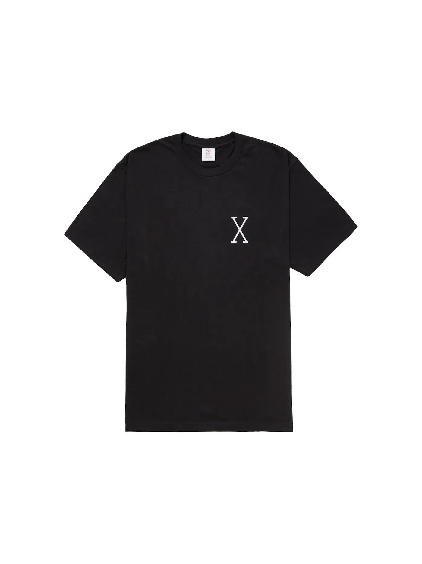 Мужская футболка с принтом Supreme 40 Acres Malcolm X Tee — изображение 2 из 2, черный
