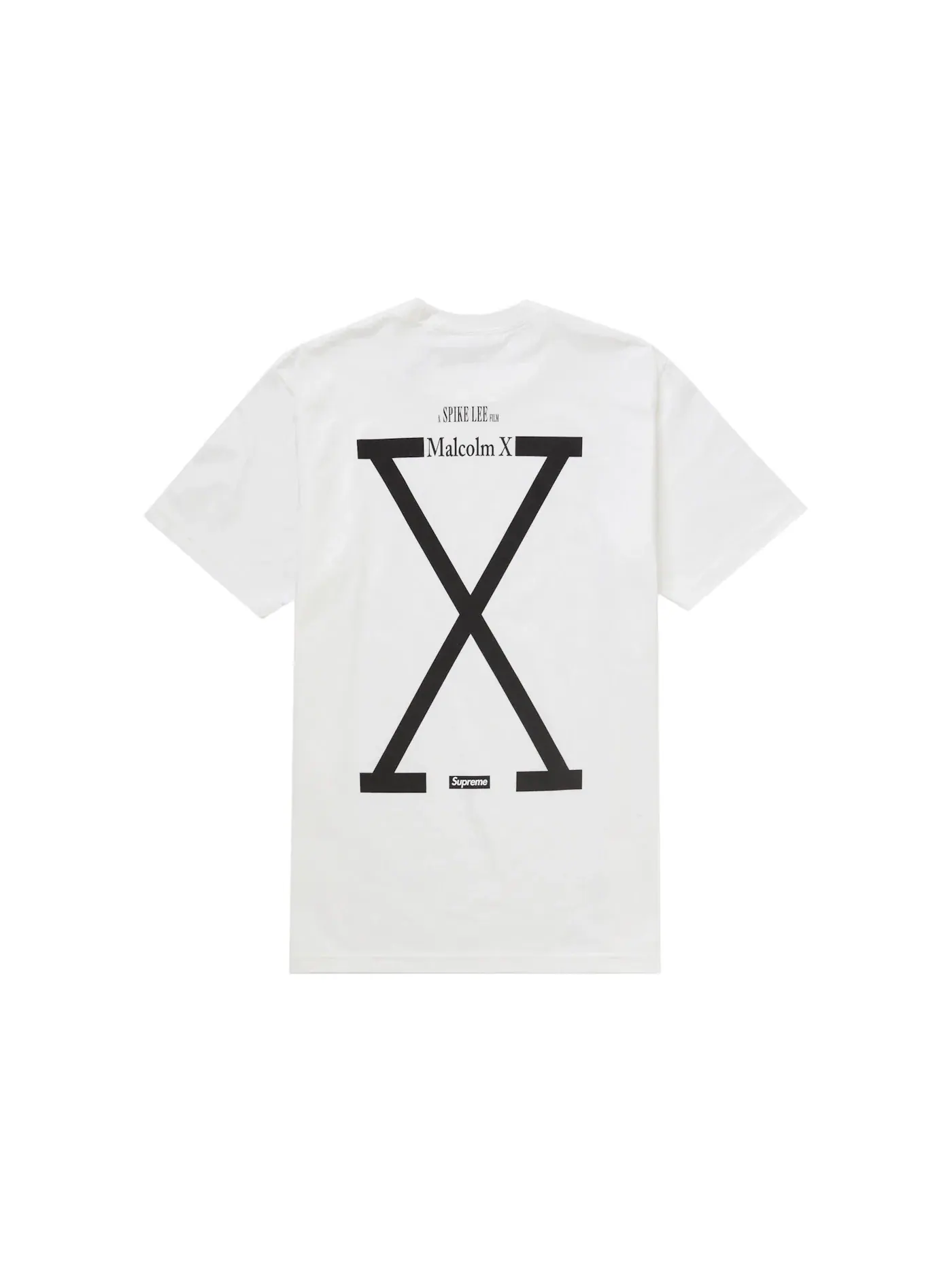 Мужская футболка с принтом Supreme 40 Acres Malcolm X Tee — изображение 1 из 2, белый