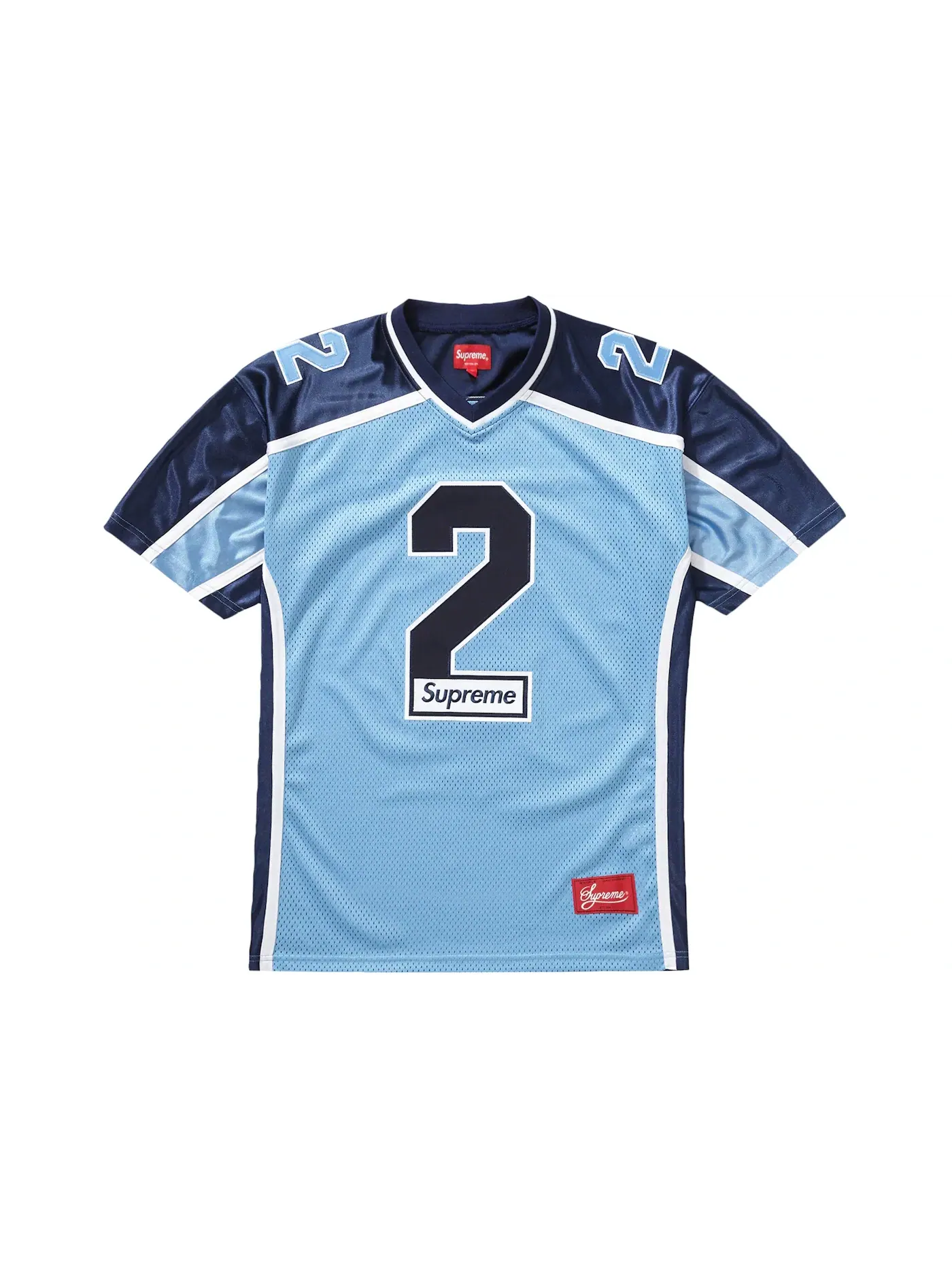 Мужская футбольная джерси Supreme Above All Football Jersey Light Blue — изображение 1 из 2
