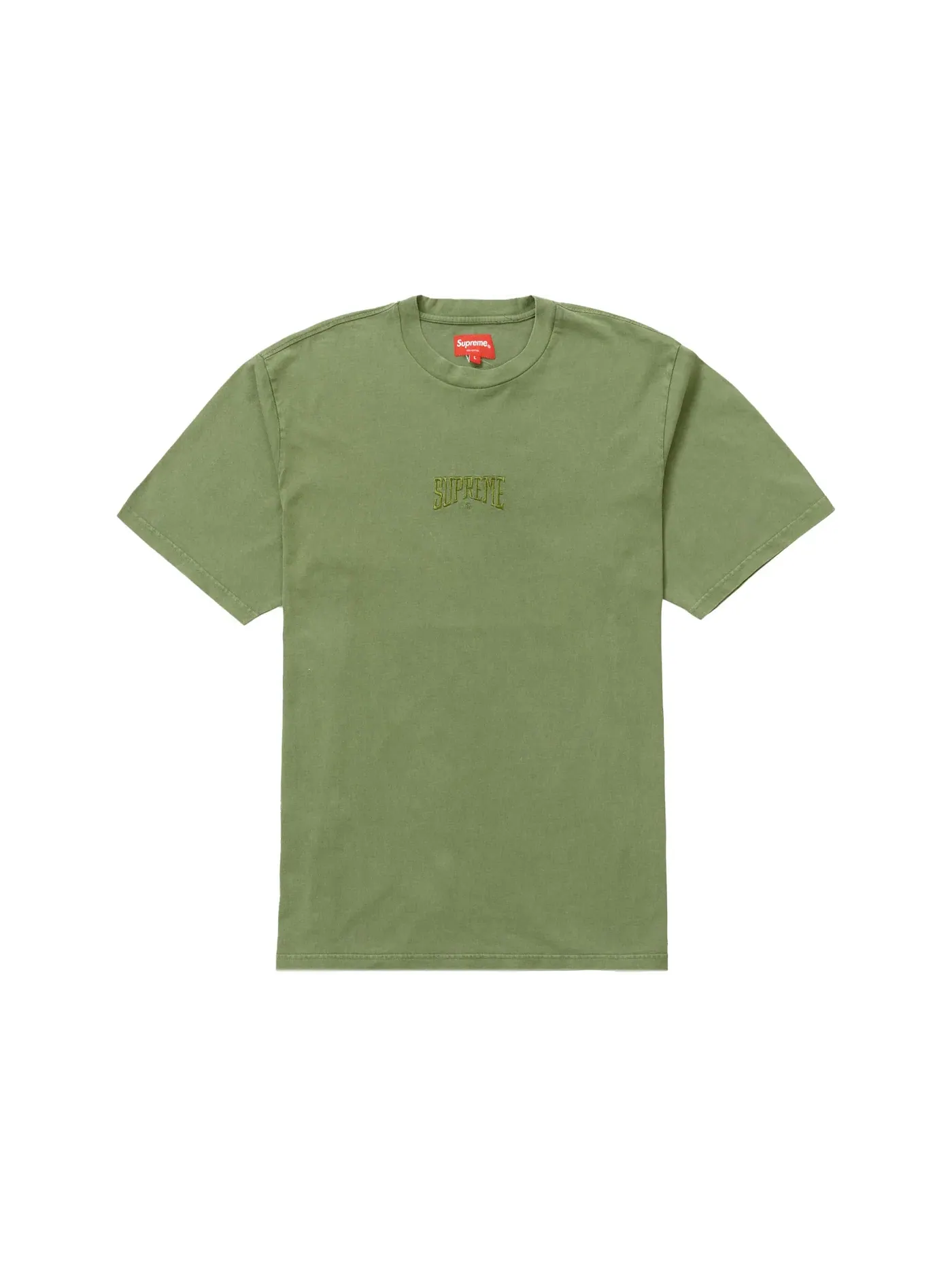 Мужская футболка Supreme — изображение 1 из 1, оливковый