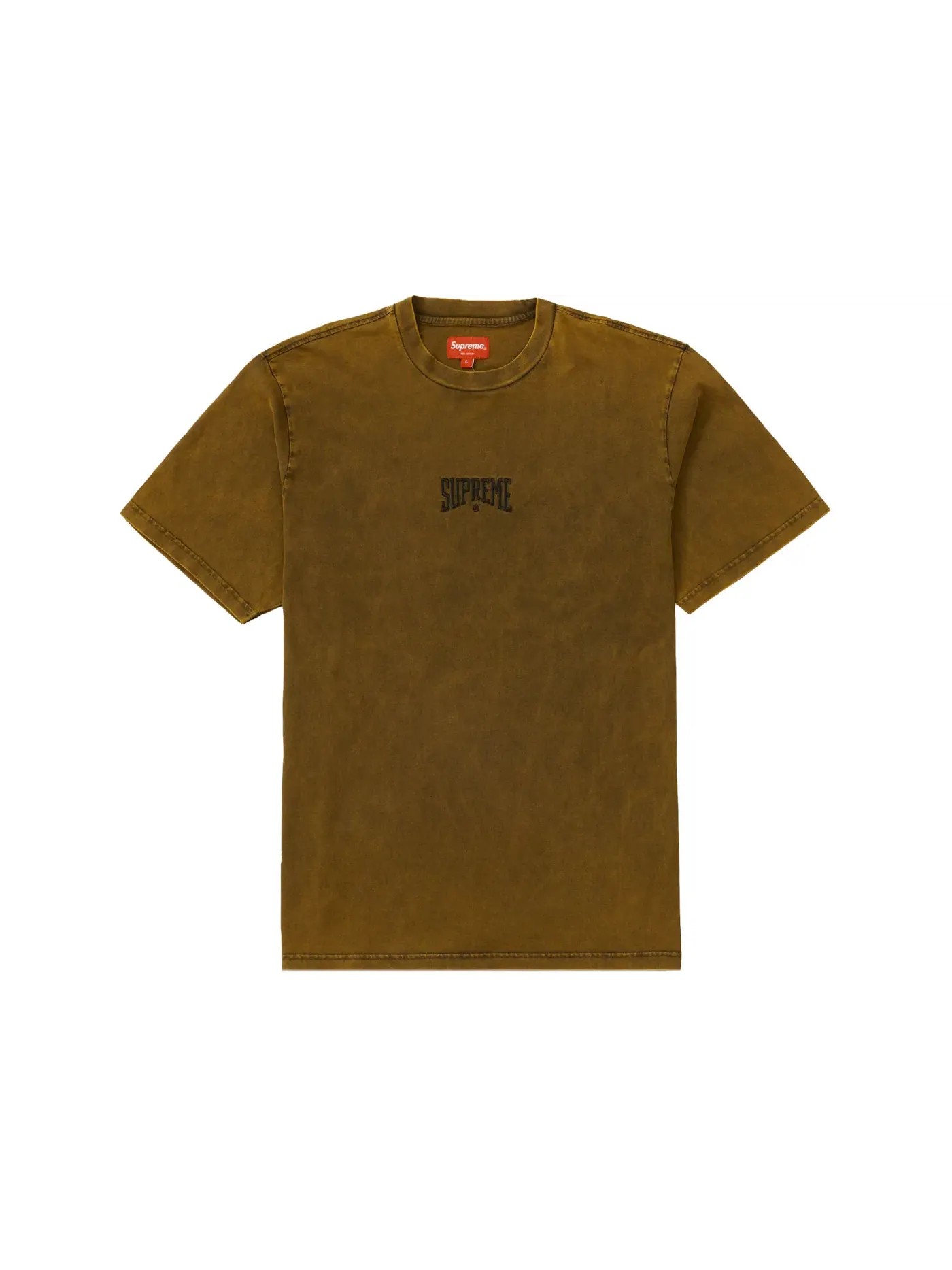 Мужская футболка с кислотной стиркой Supreme Top — изображение 1 из 1, красный
