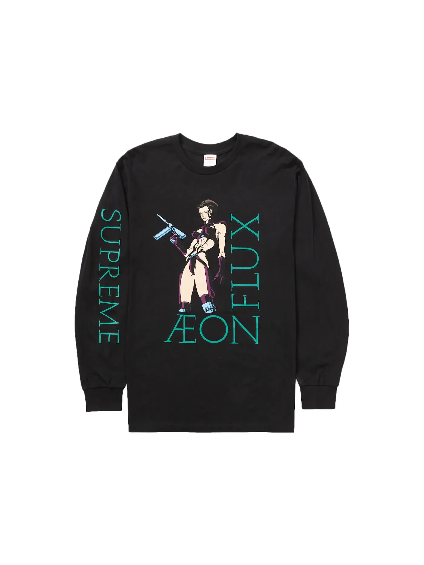 Мужская футболка с длинным рукавом Supreme Aeon Flux — изображение 1 из 1, черный