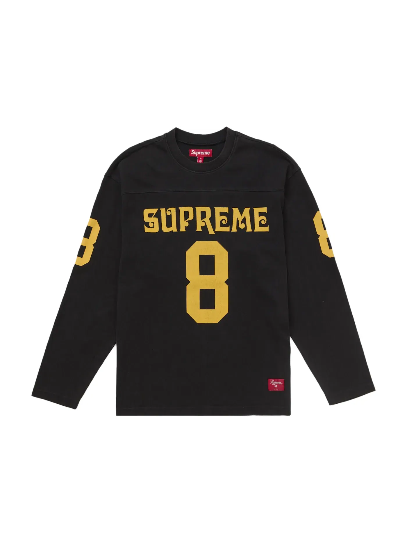 Мужской лонгслив с принтом Affiliated Supreme — изображение 1 из 2, черный