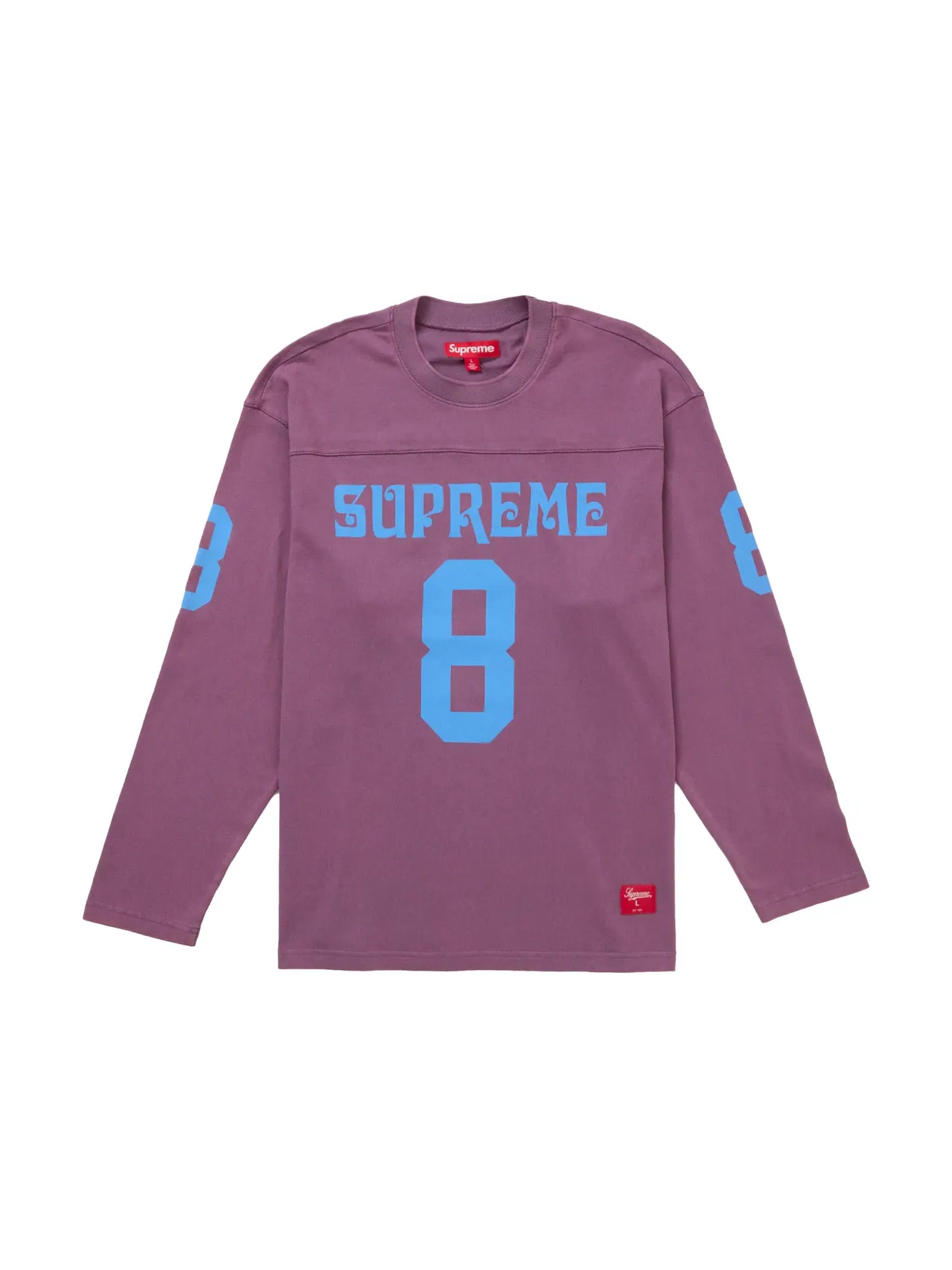 Мужская футболка с длинным рукавом Supreme Affiliated L/S Football Top — изображение 1 из 2, фиолетовый