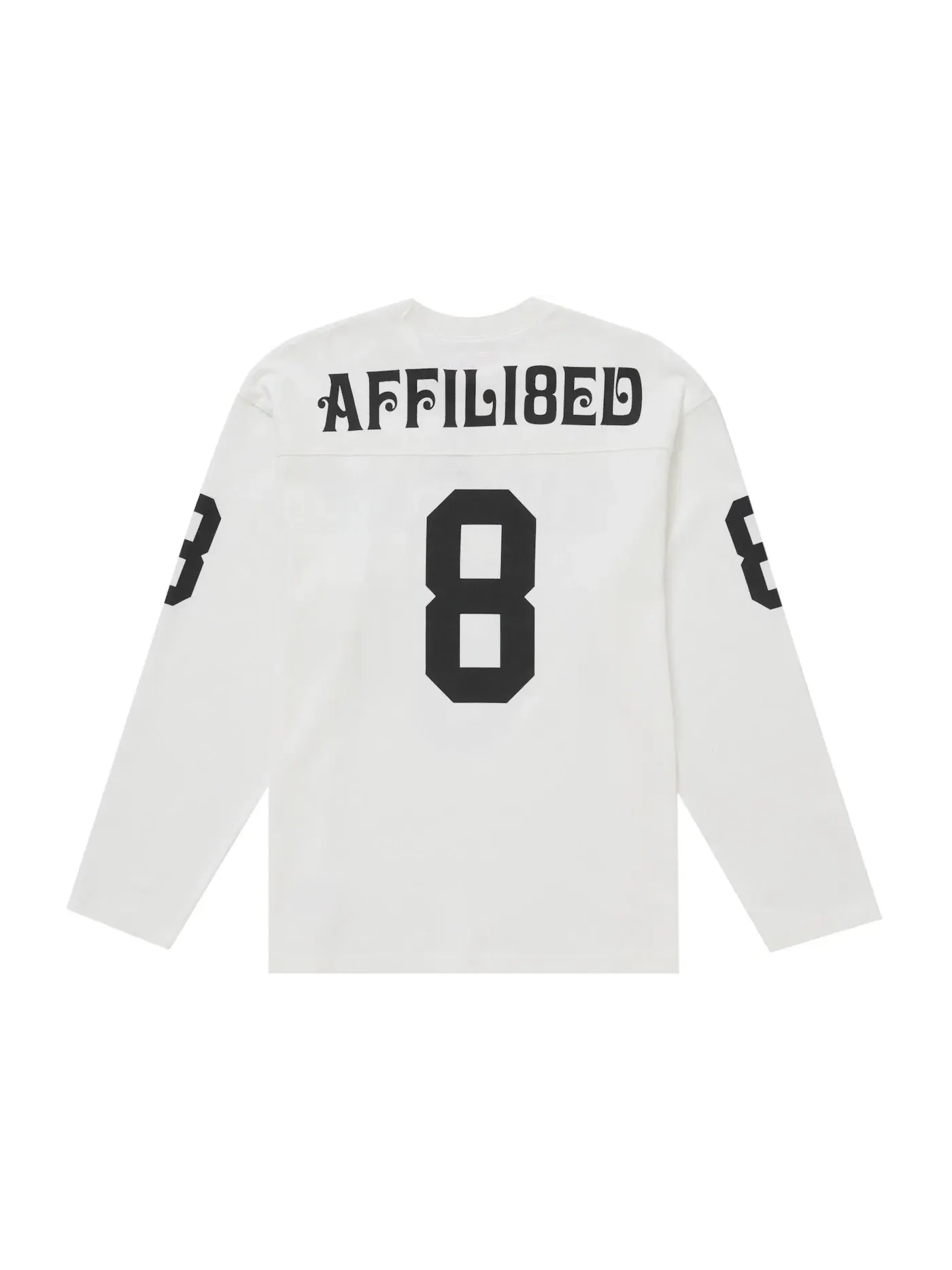 Мужской лонгслив с принтом Supreme Affiliated L/S Football Top — изображение 2 из 2, белый