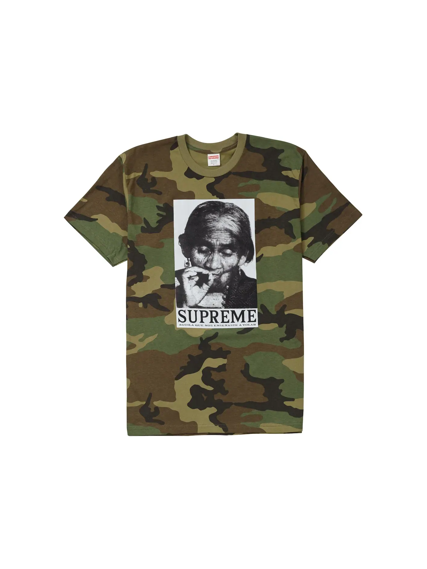 Мужская футболка с принтом Aguila Supreme, Woodland Camo — изображение 1 из 1
