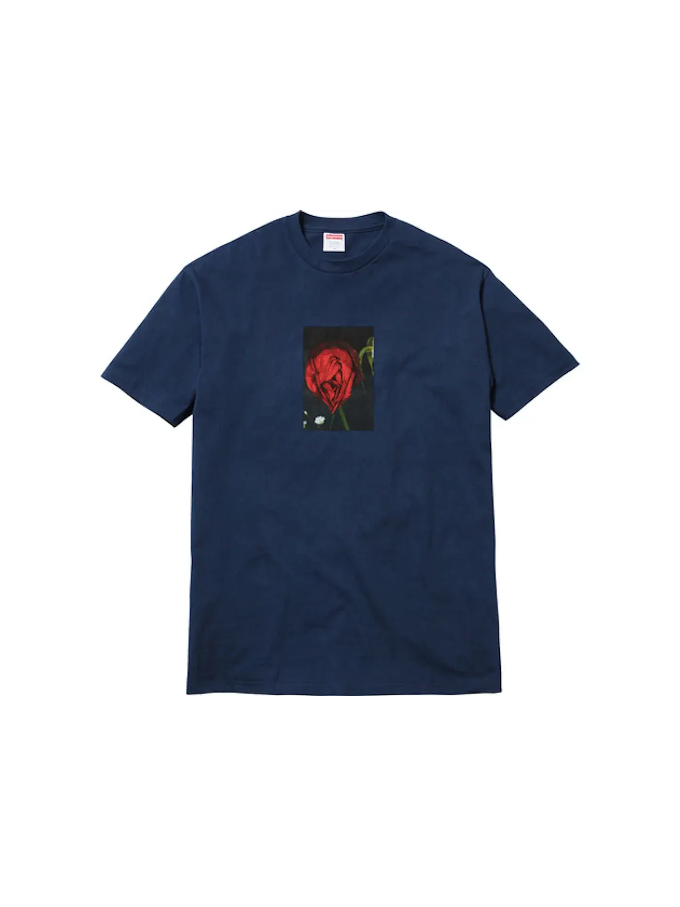 Мужская футболка с принтом Supreme Tee — изображение 1 из 1, темно-синий