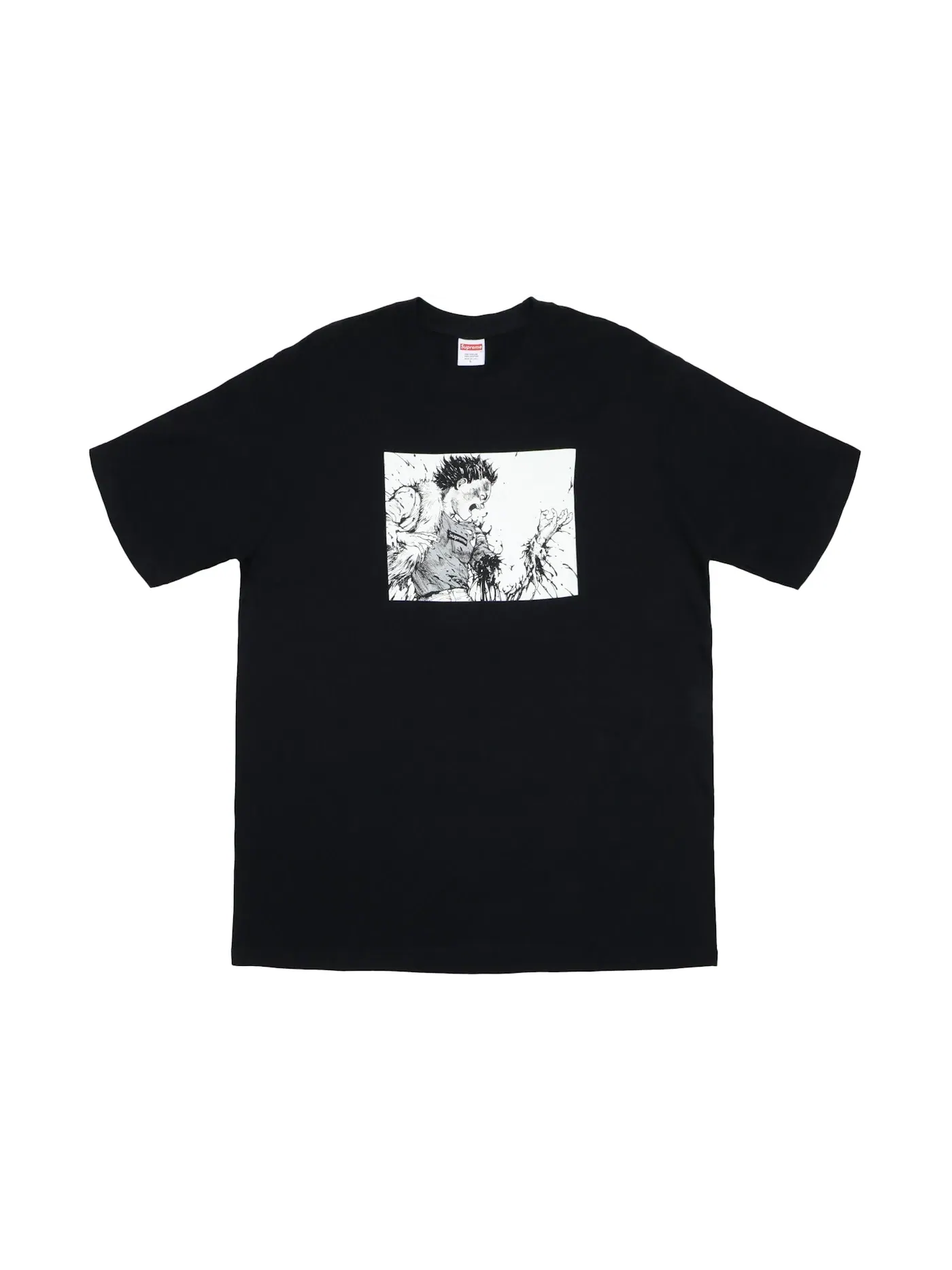 Мужская футболка с принтом AKIRA Arm Supreme — изображение 1 из 1, черный