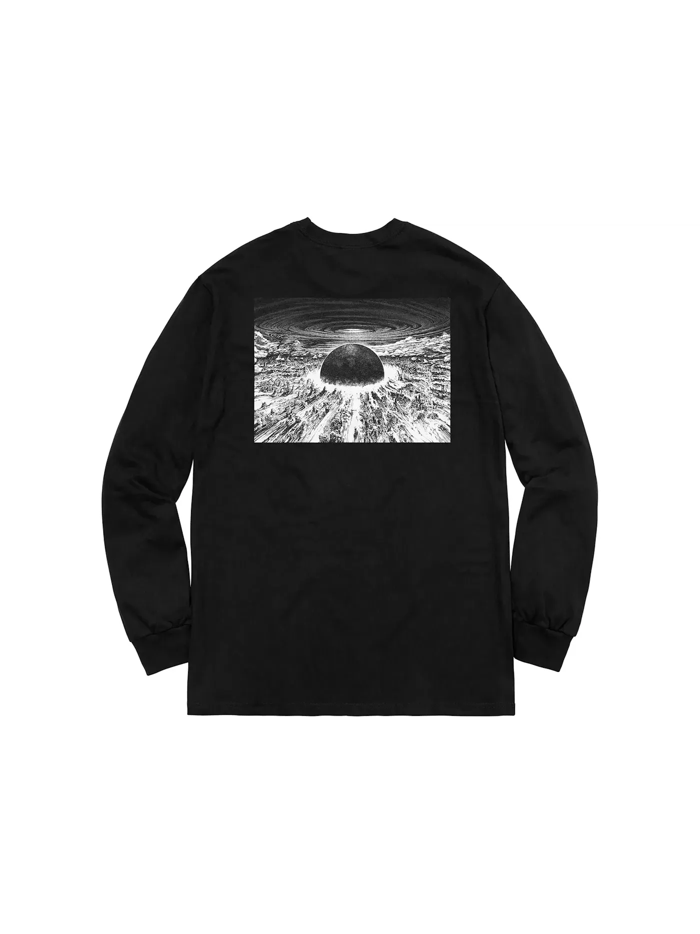 Мужская футболка с длинным рукавом Supreme AKIRA Neo-Tokyo L/S Tee — изображение 2 из 2, черный