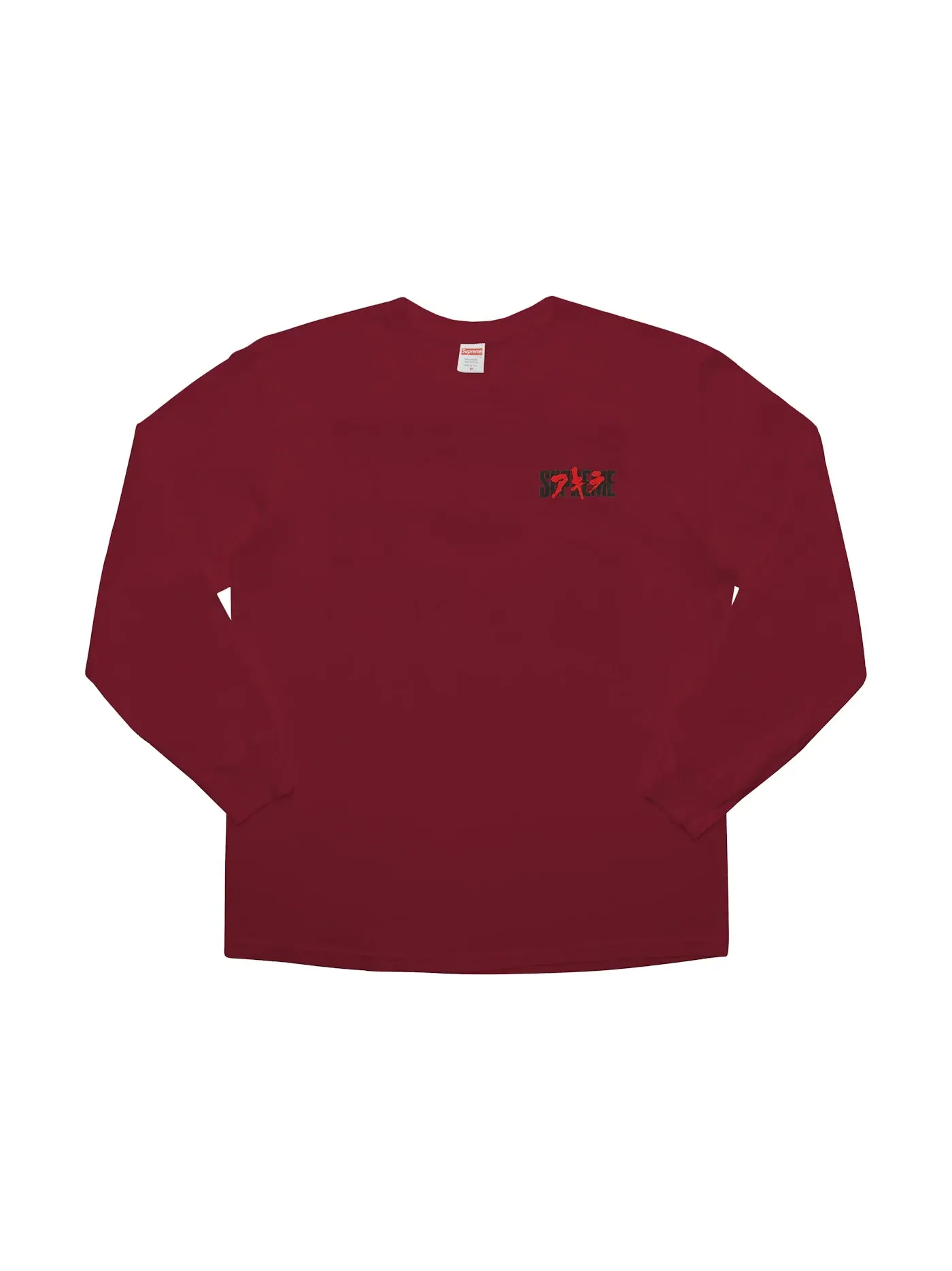 Мужская футболка с длинным рукавом Supreme AKIRA Neo-Tokyo L/S Tee — изображение 1 из 2, красный