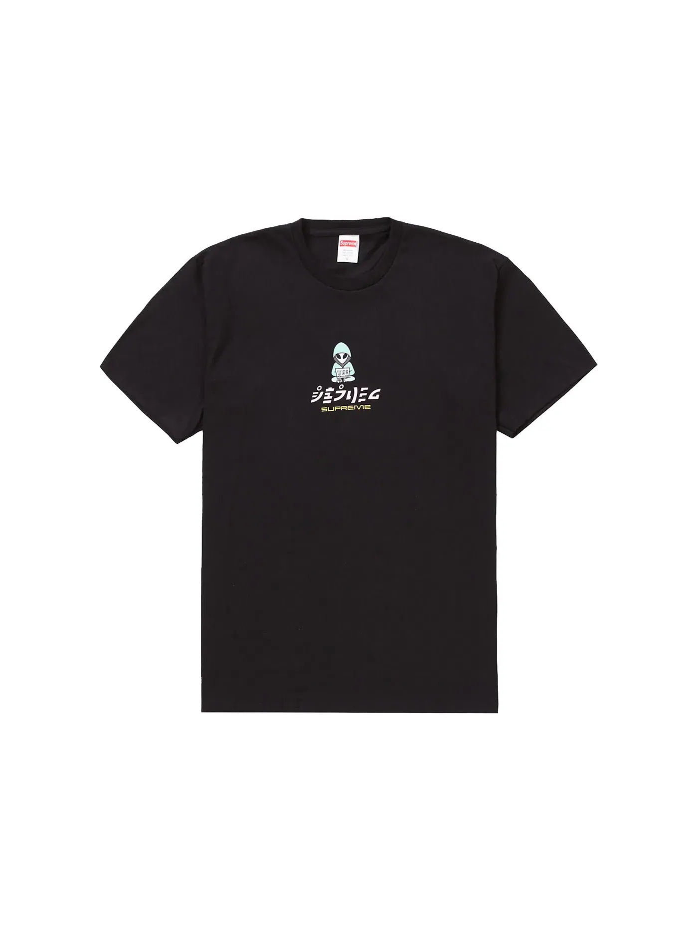 Мужская футболка с принтом Supreme Tee — изображение 1 из 1, черный