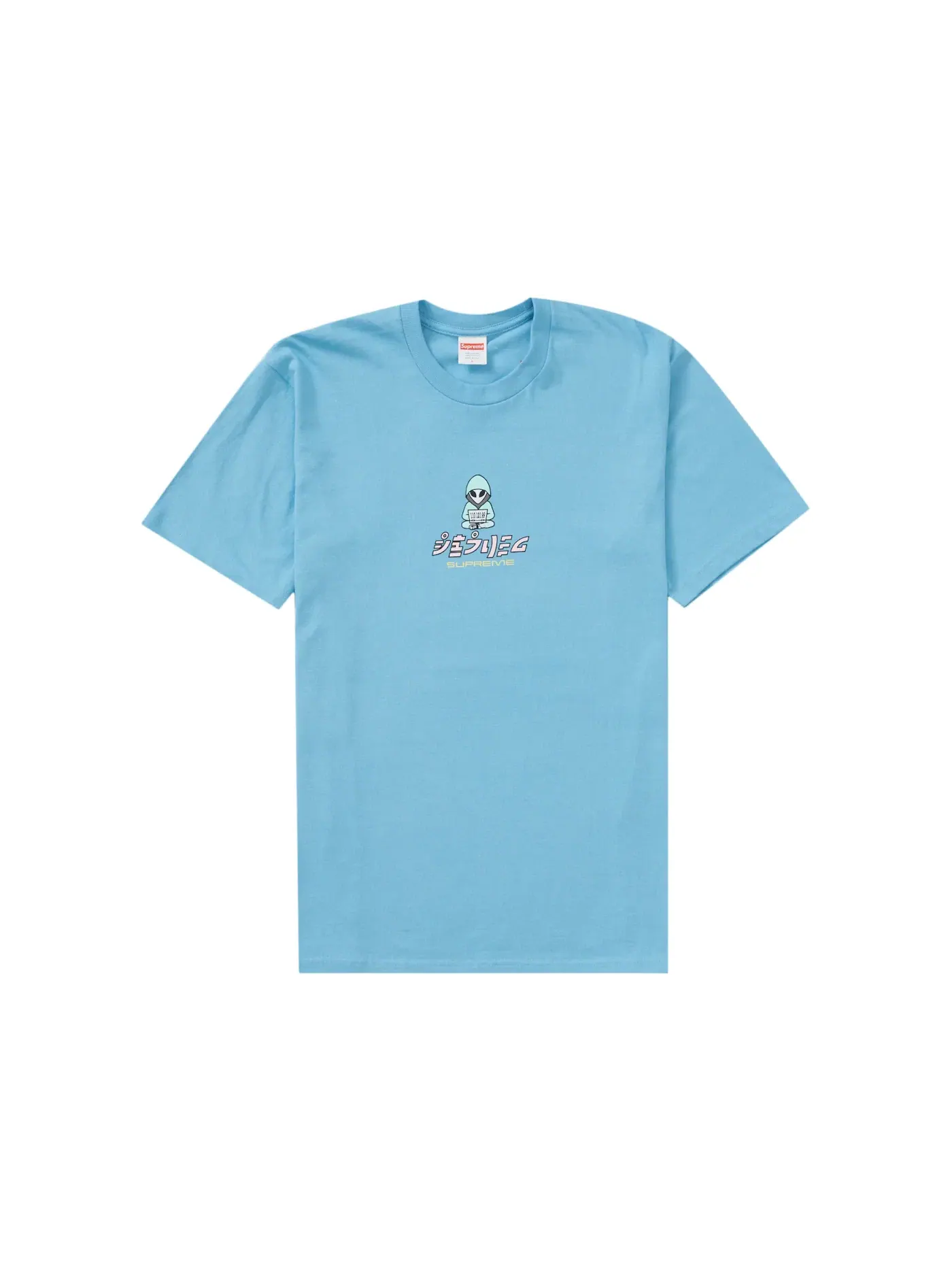 Мужская футболка с принтом Supreme Alien Tee Supreme — изображение 1 из 1, слат