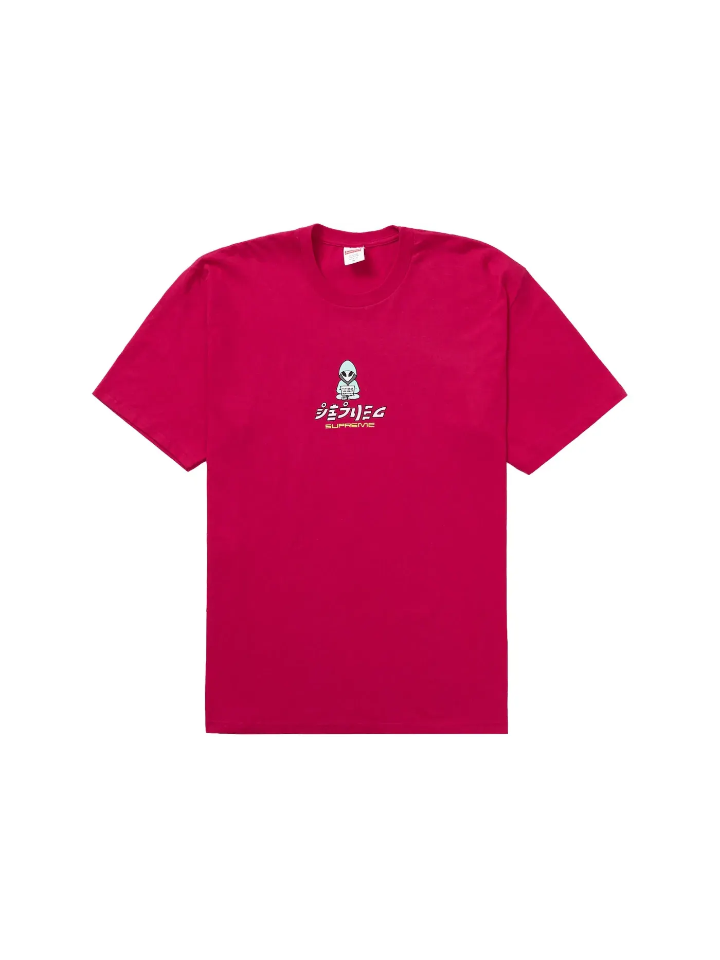 Мужская футболка с принтом Supreme Tee — изображение 1 из 1, маджента
