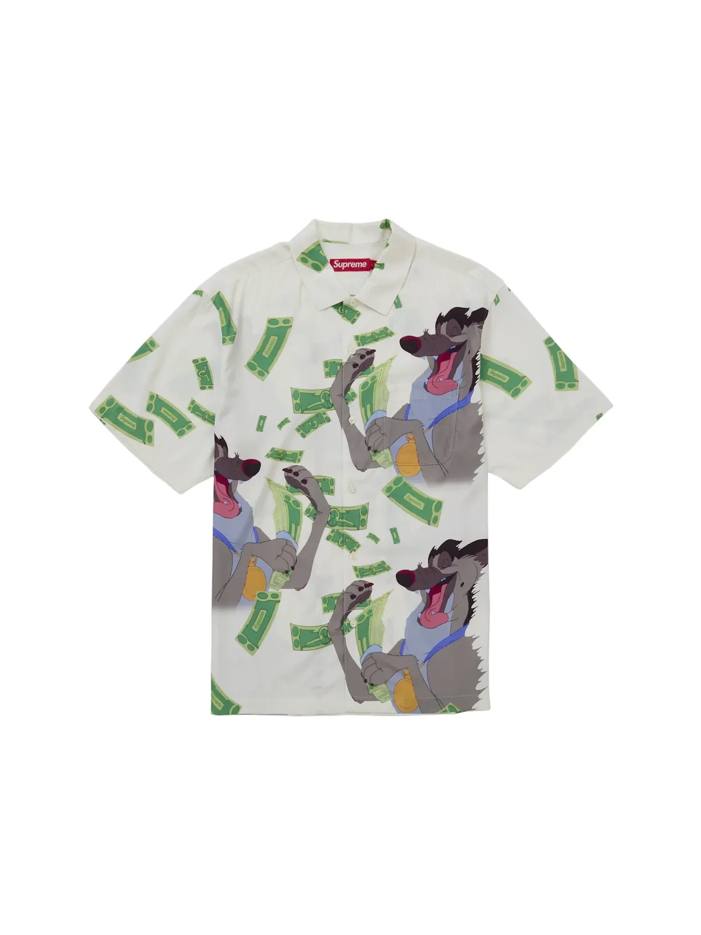 Мужская футболка с коротким рукавом с принтом Supreme White — изображение 1 из 2