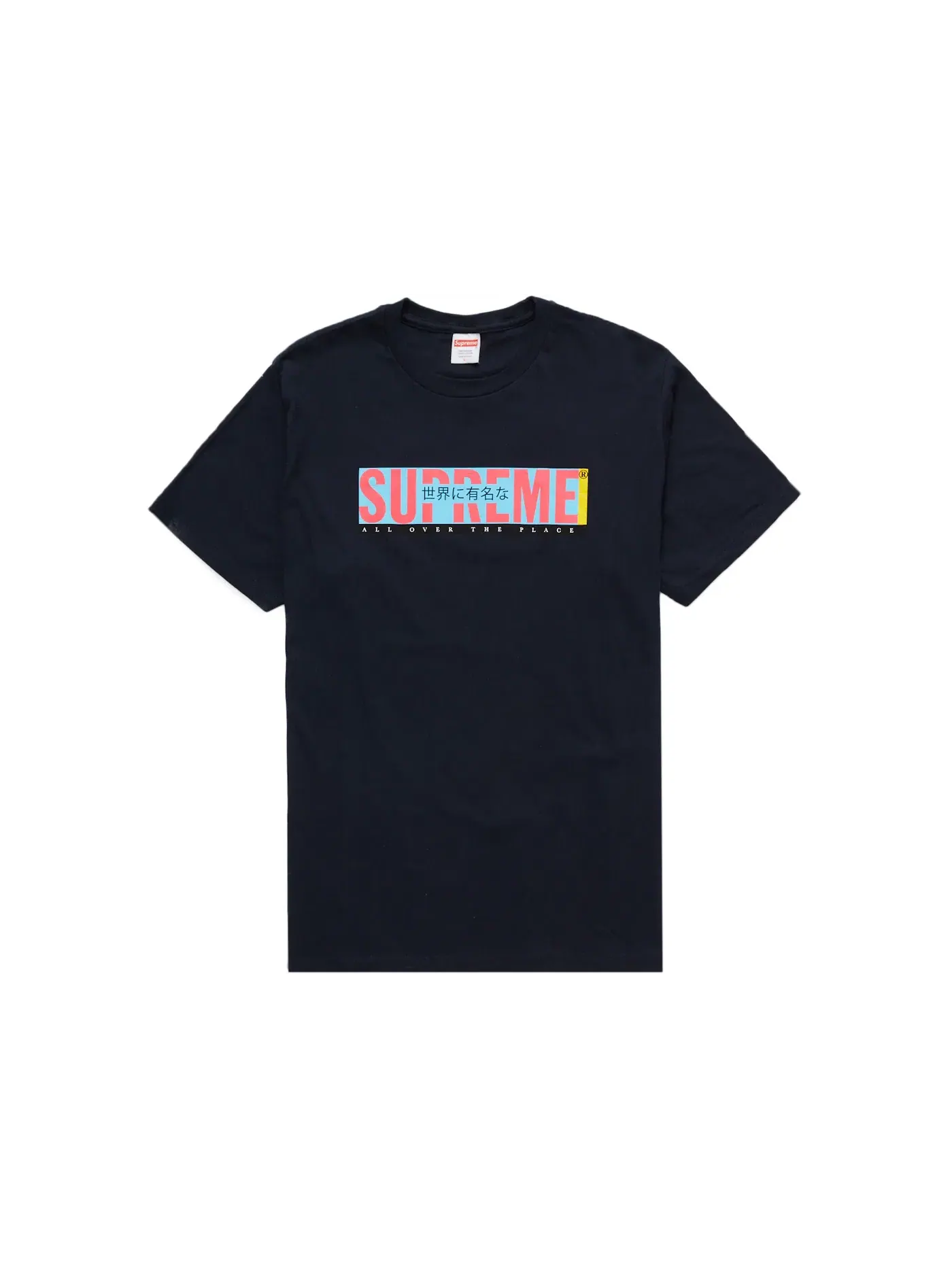 Мужская футболка Supreme Tee — изображение 1 из 1, темно-синий