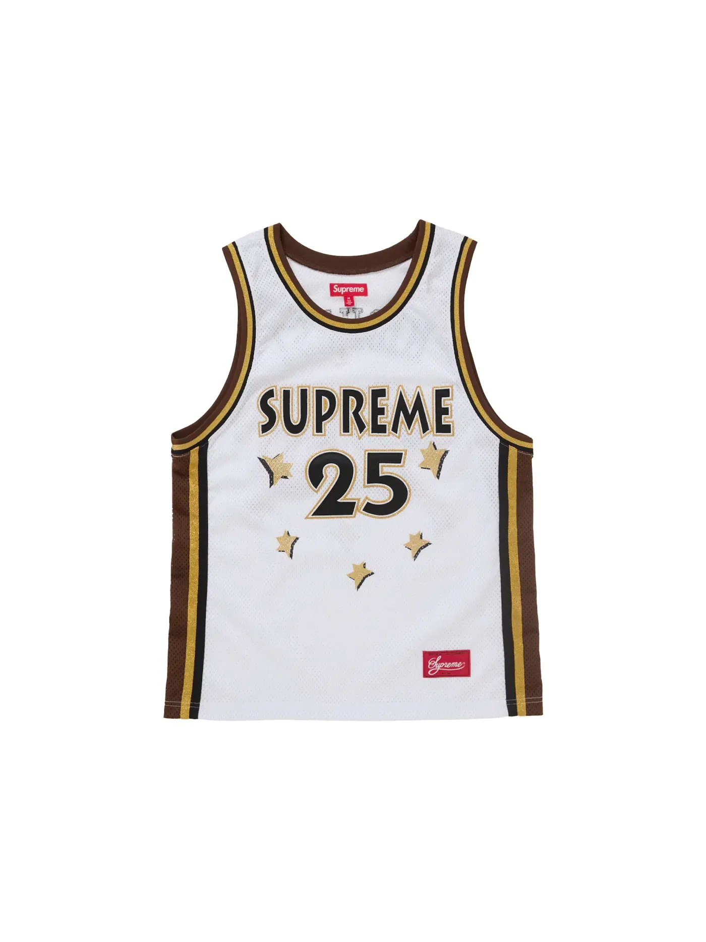 Мужская баскетбольная джерси с принтом Supreme Jersey (SS25) — изображение 1 из 2, белый