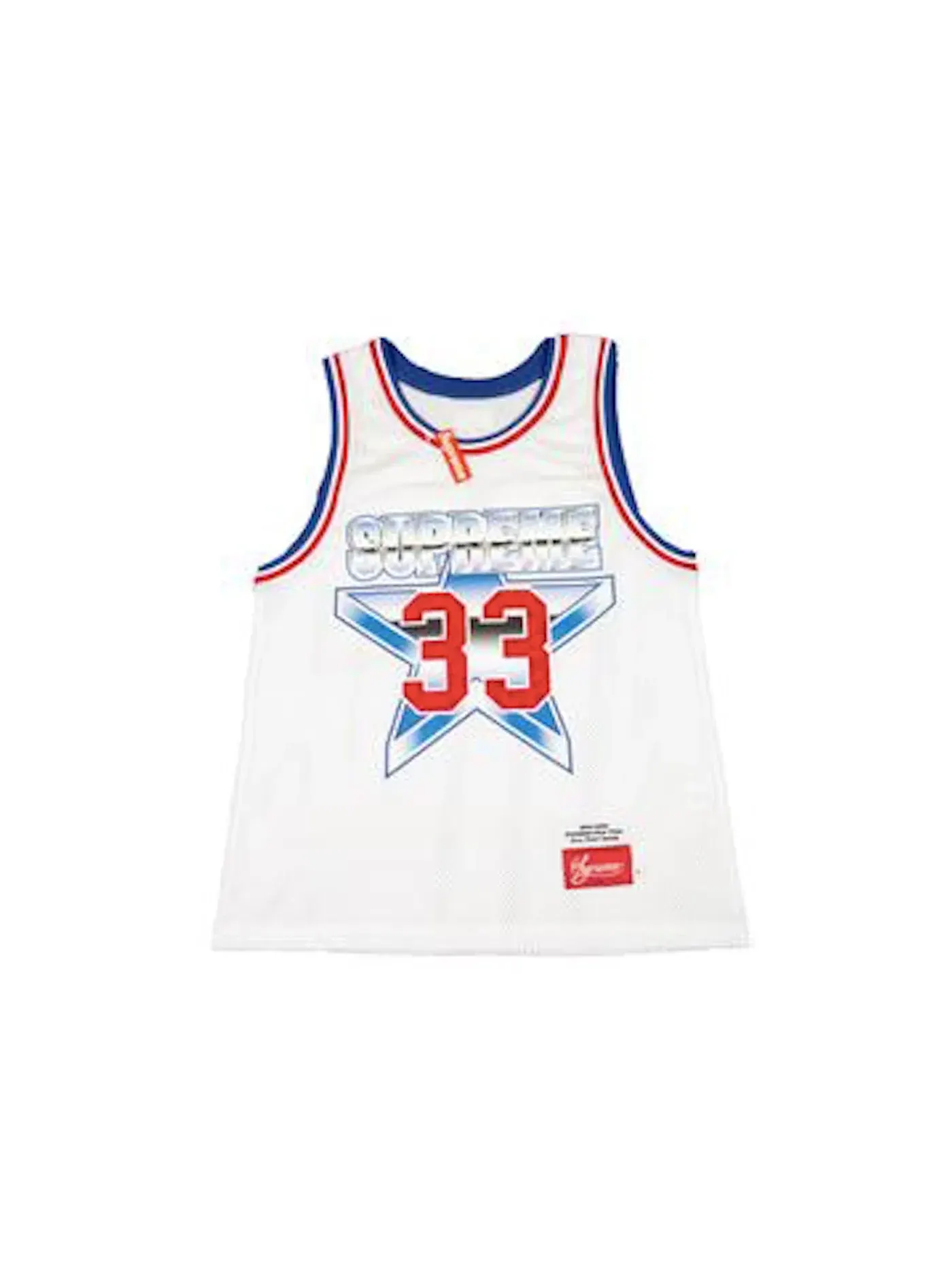 Мужская баскетбольная джерси Supreme Jersey — изображение 1 из 1, белый