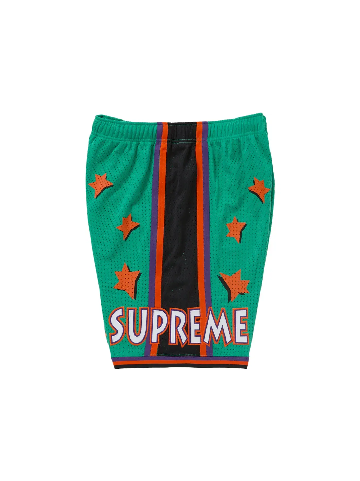 Мужские шорты баскетбольные с принтом All Star Short SS25 Supreme — изображение 2 из 3, зеленый