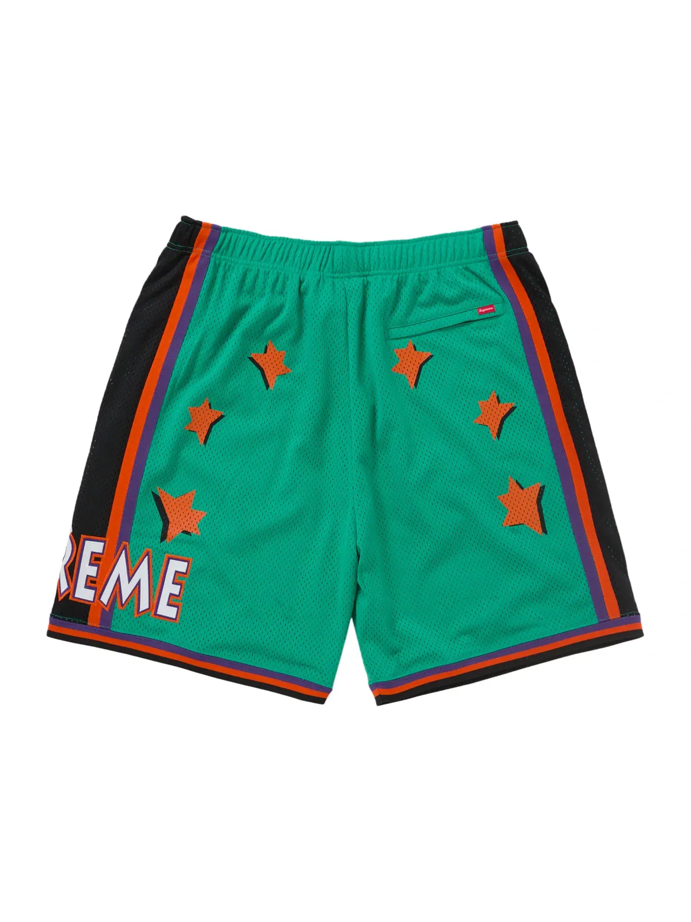 Мужские шорты баскетбольные с принтом All Star Short SS25 Supreme — изображение 3 из 3, зеленый