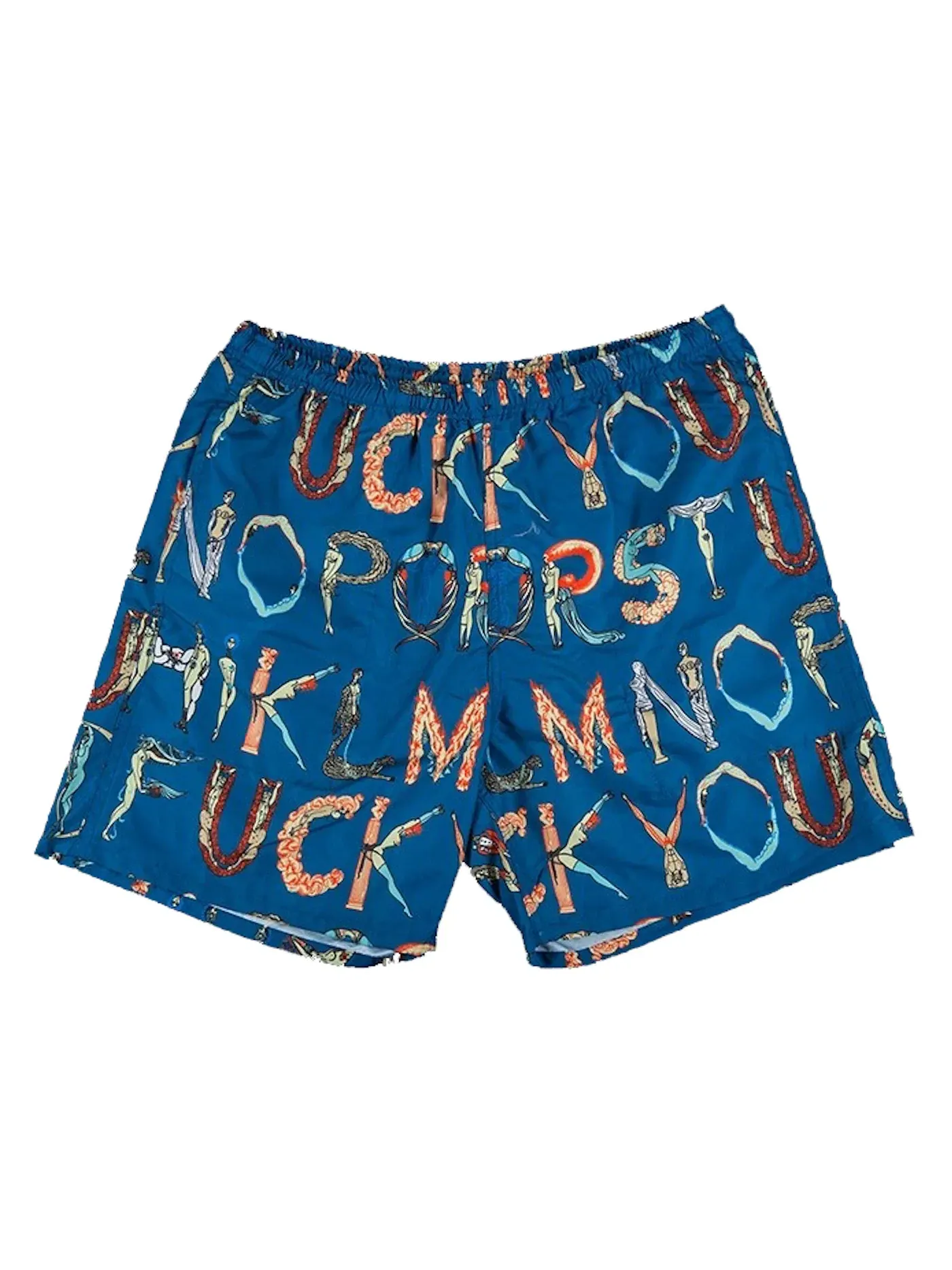 Мужские шорты с принтом Supreme — изображение 1 из 2, темно-синий