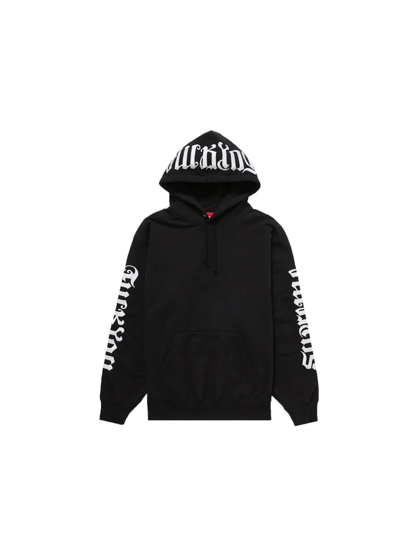 Мужской худи Supreme Ambigram Hooded Sweatshirt — изображение 1 из 2, черный